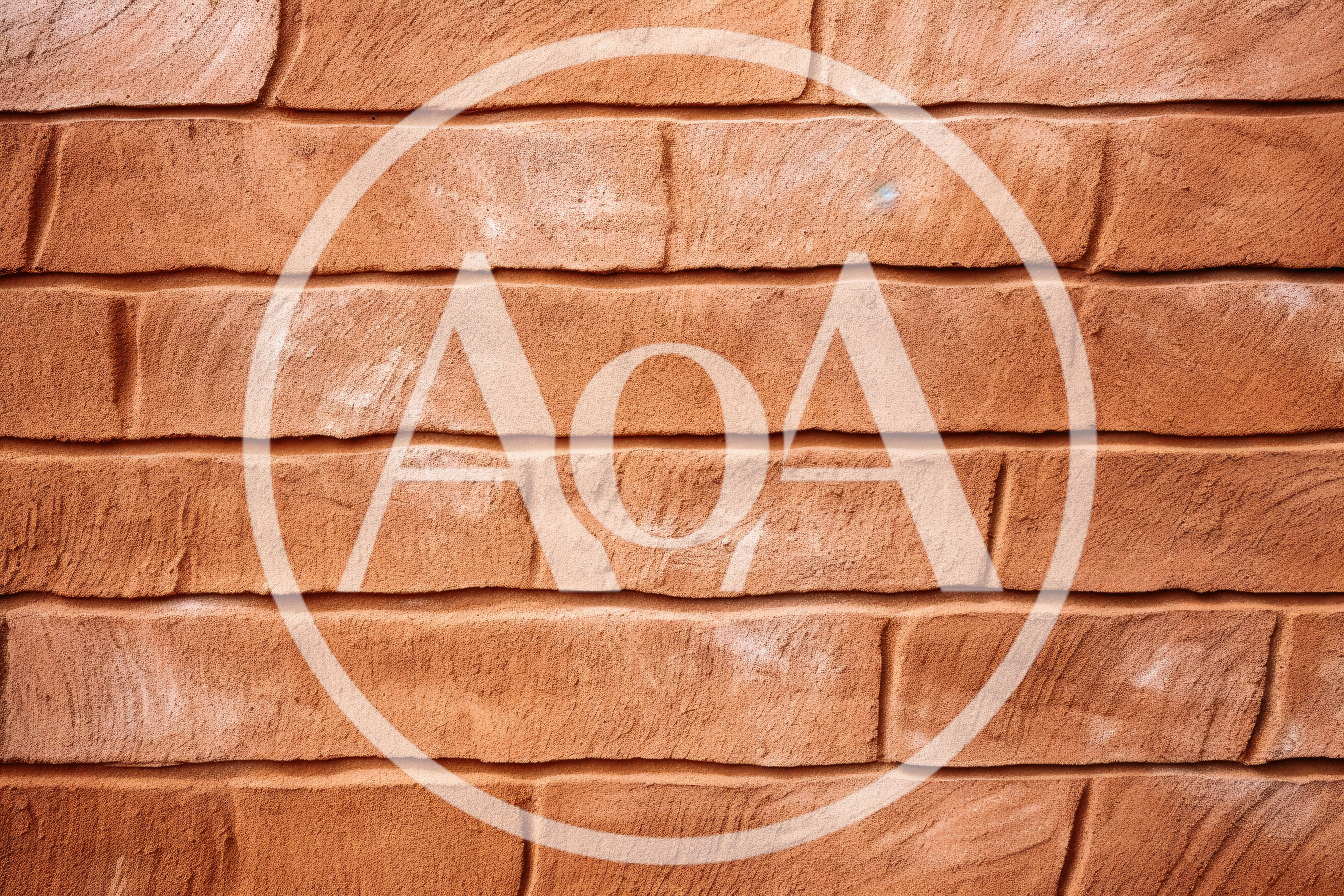 Textured Terracotta Brick Wall Background