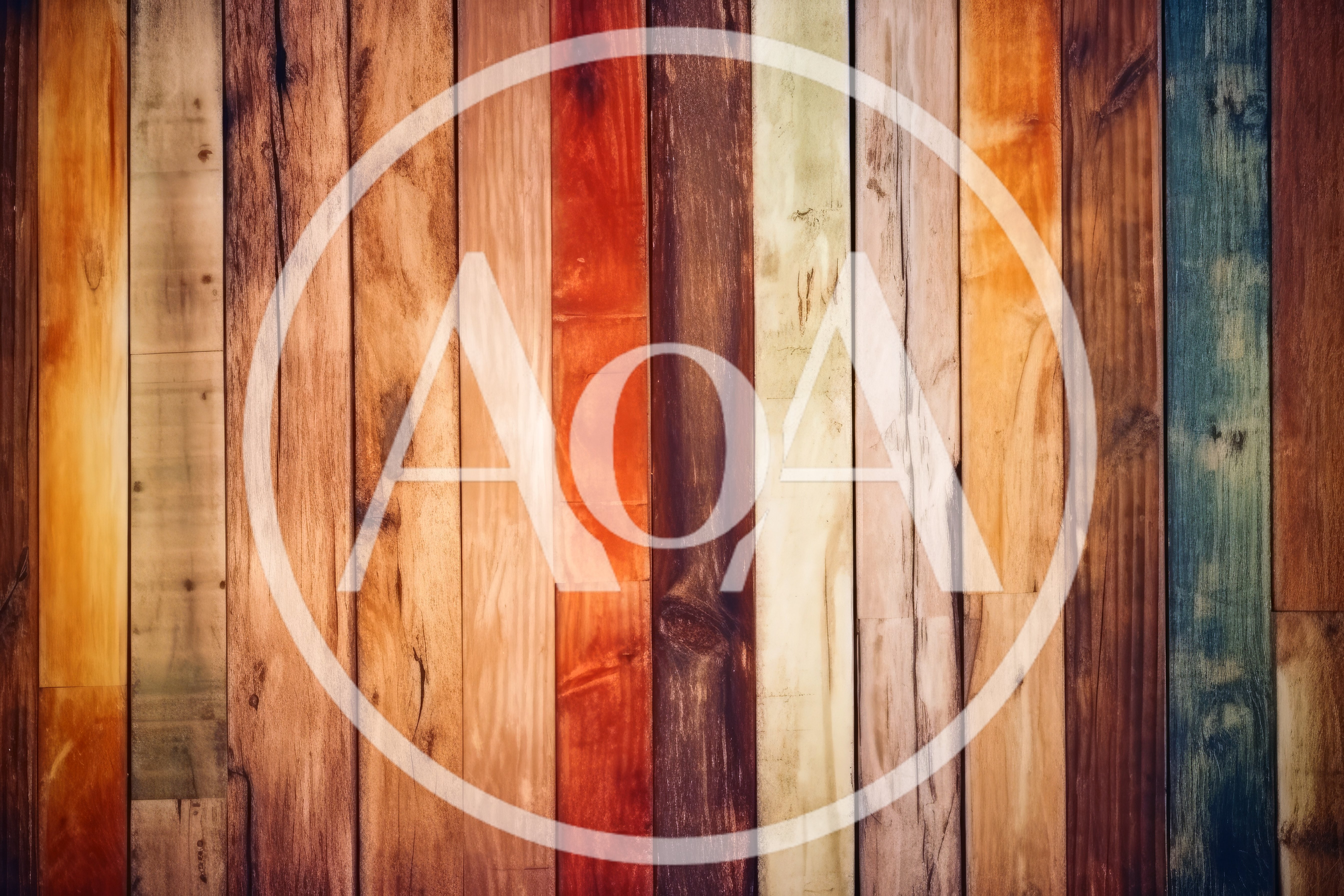 Multicolor Vertical Wooden Planks Background Texture