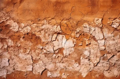 Weathered Earthy Clay Wall Texture Background