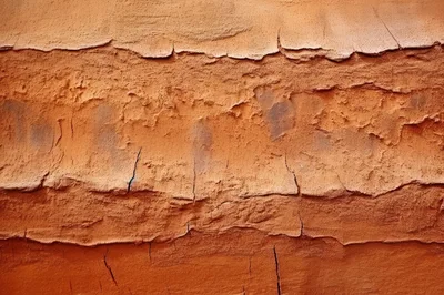 Cracked Red Earth Texture Background