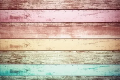 Multicolor Distressed Wooden Planks Background Texture