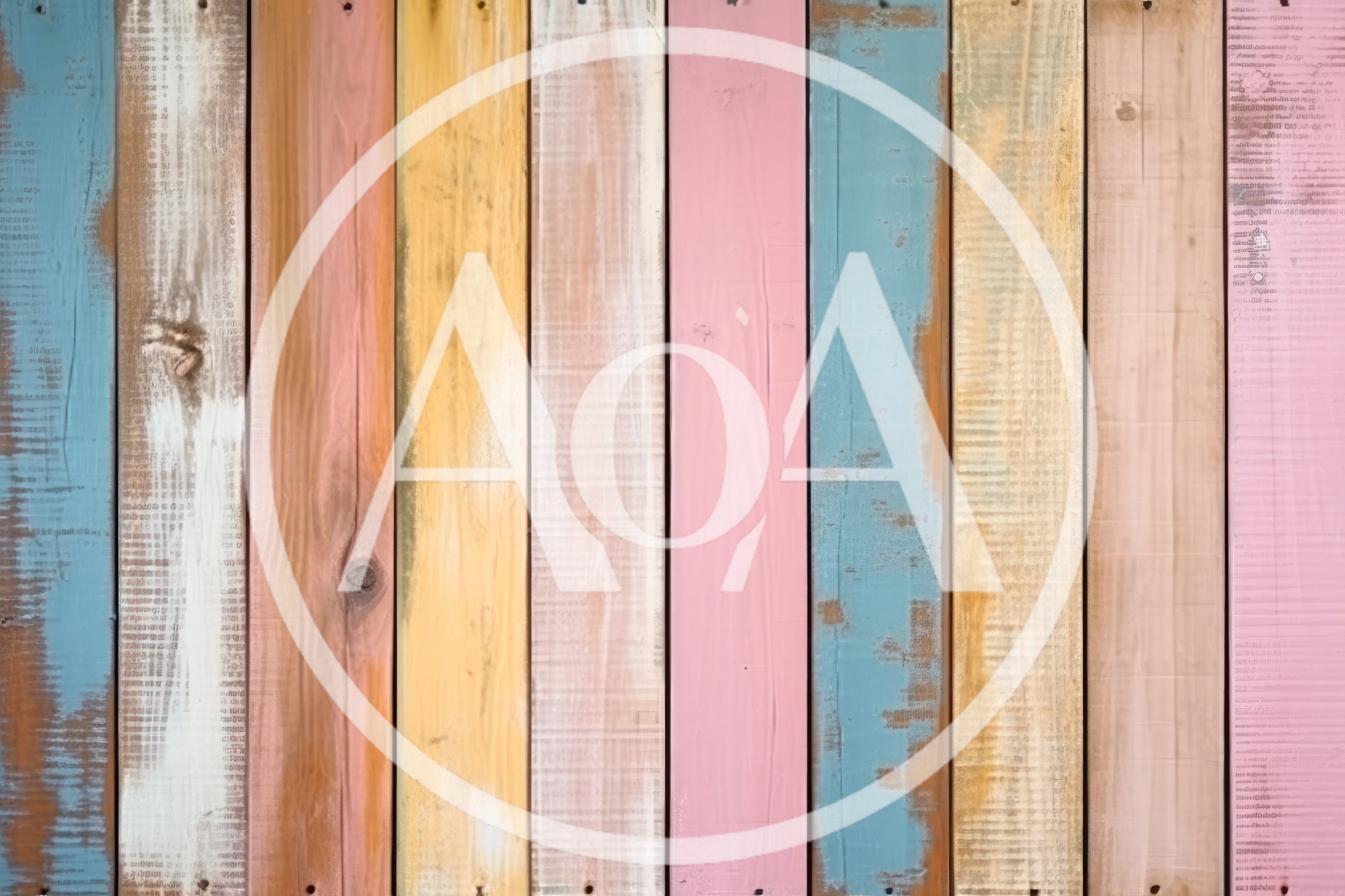 Vertical Multicolored Distressed Wooden Planks Background
