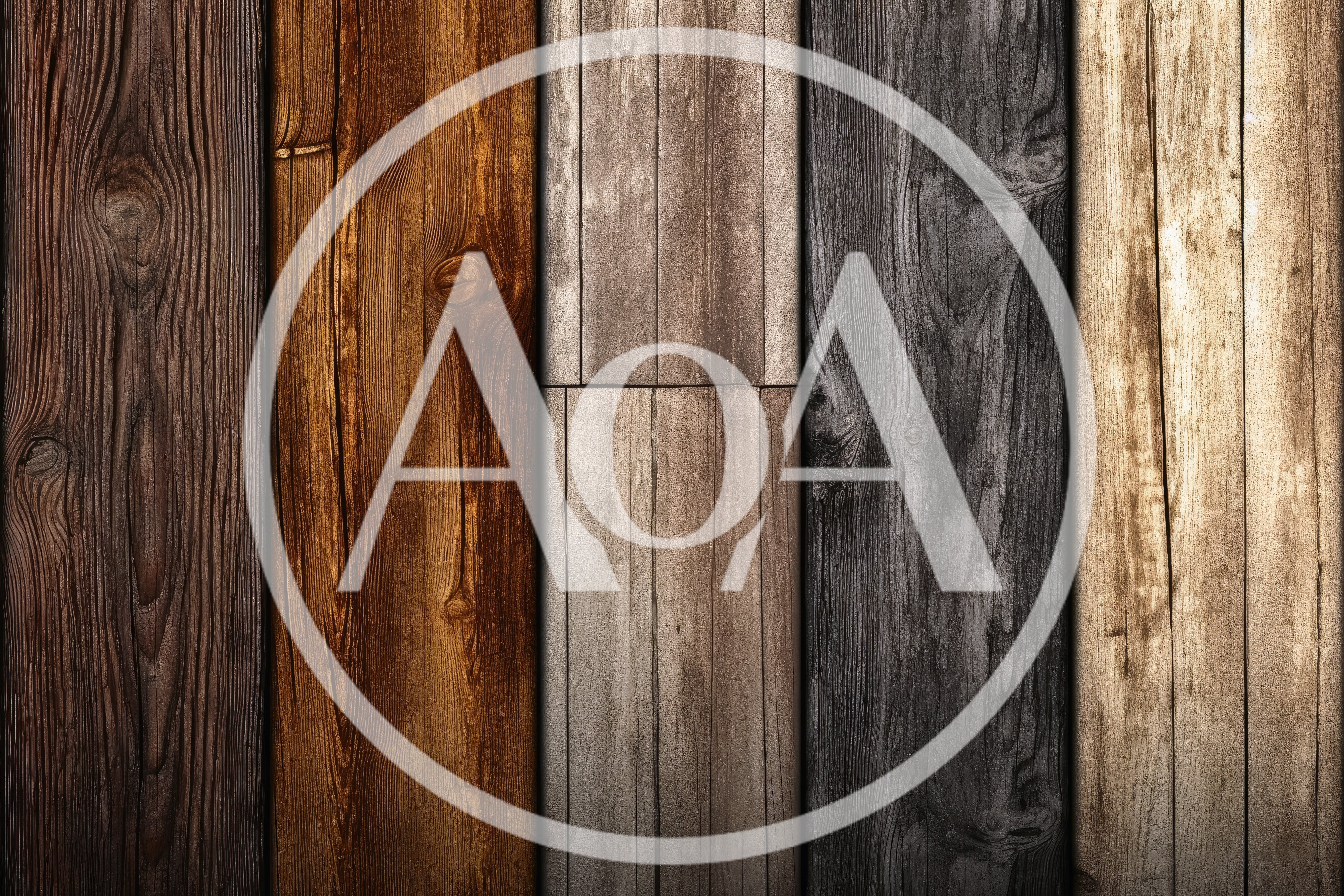 Vertical Wooden Planks With Diverse Textures And Colors