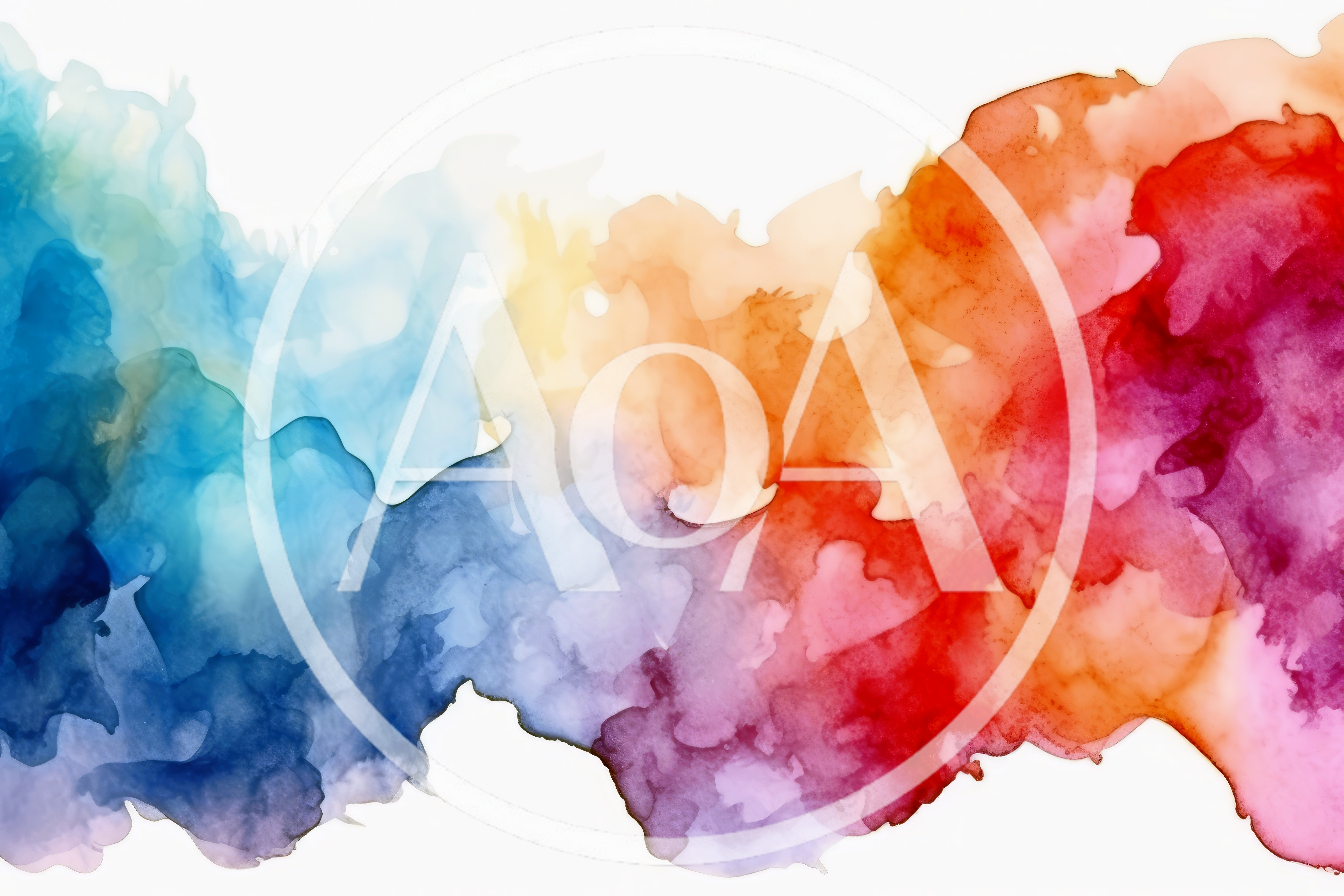 Abstract Watercolor Paint Wash Background