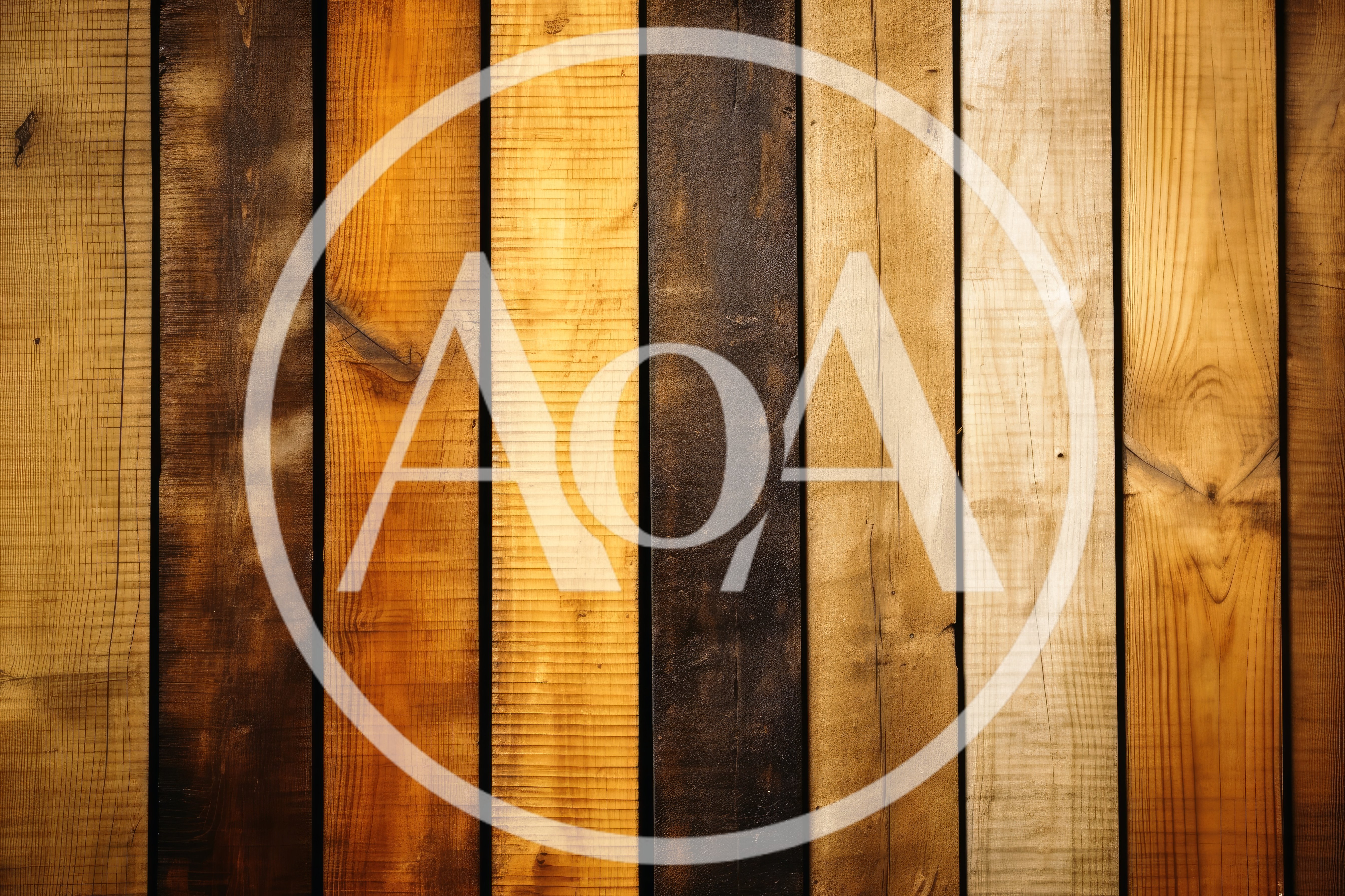 Vertical Wooden Planks With Varied Natural Wood Tones