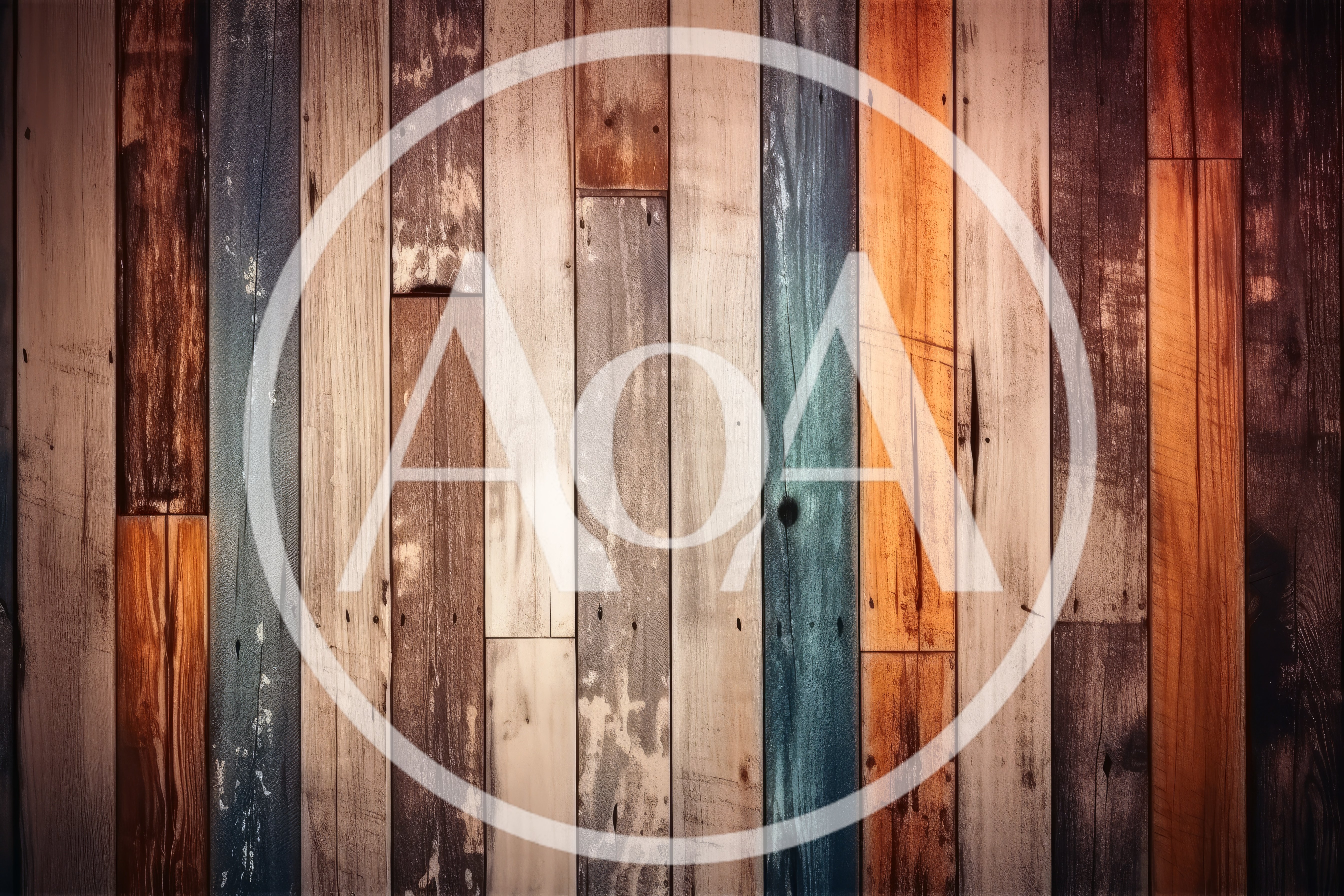 Vertical Multi Colored Weathered Wooden Planks Background