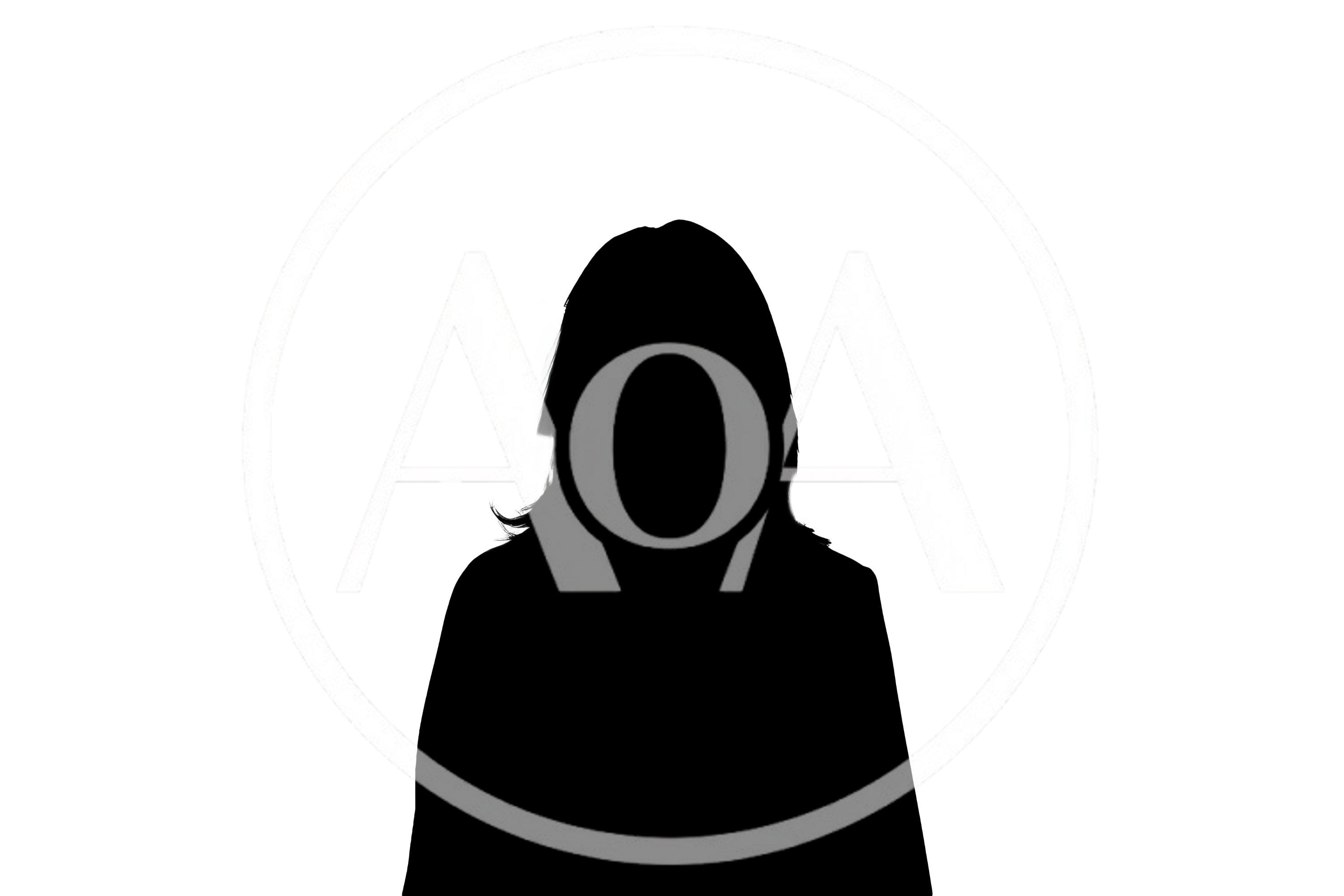 Silhouette Of A Woman With Shoulder Length Hair