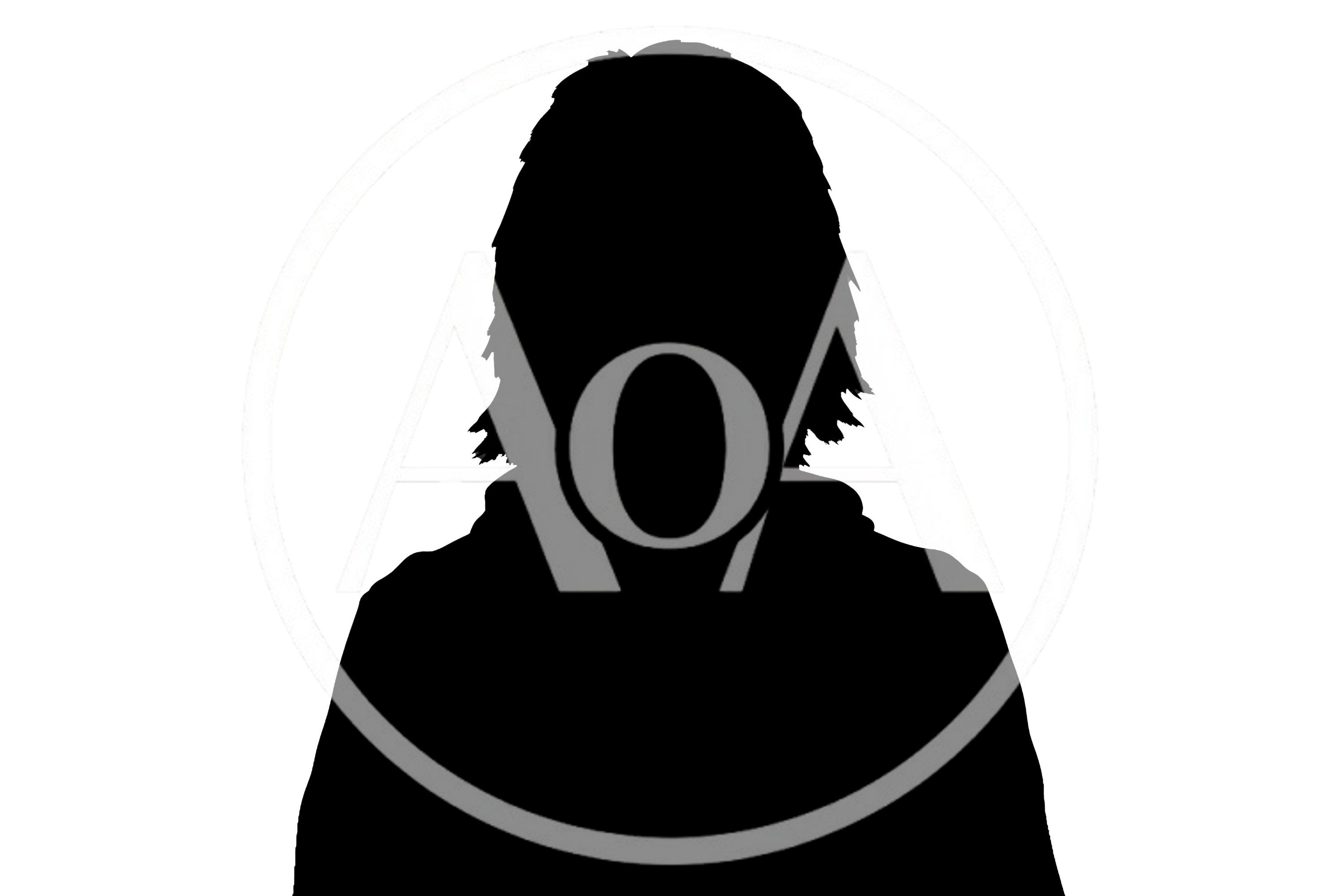 Silhouette Of A Person With Shoulder Length Hair