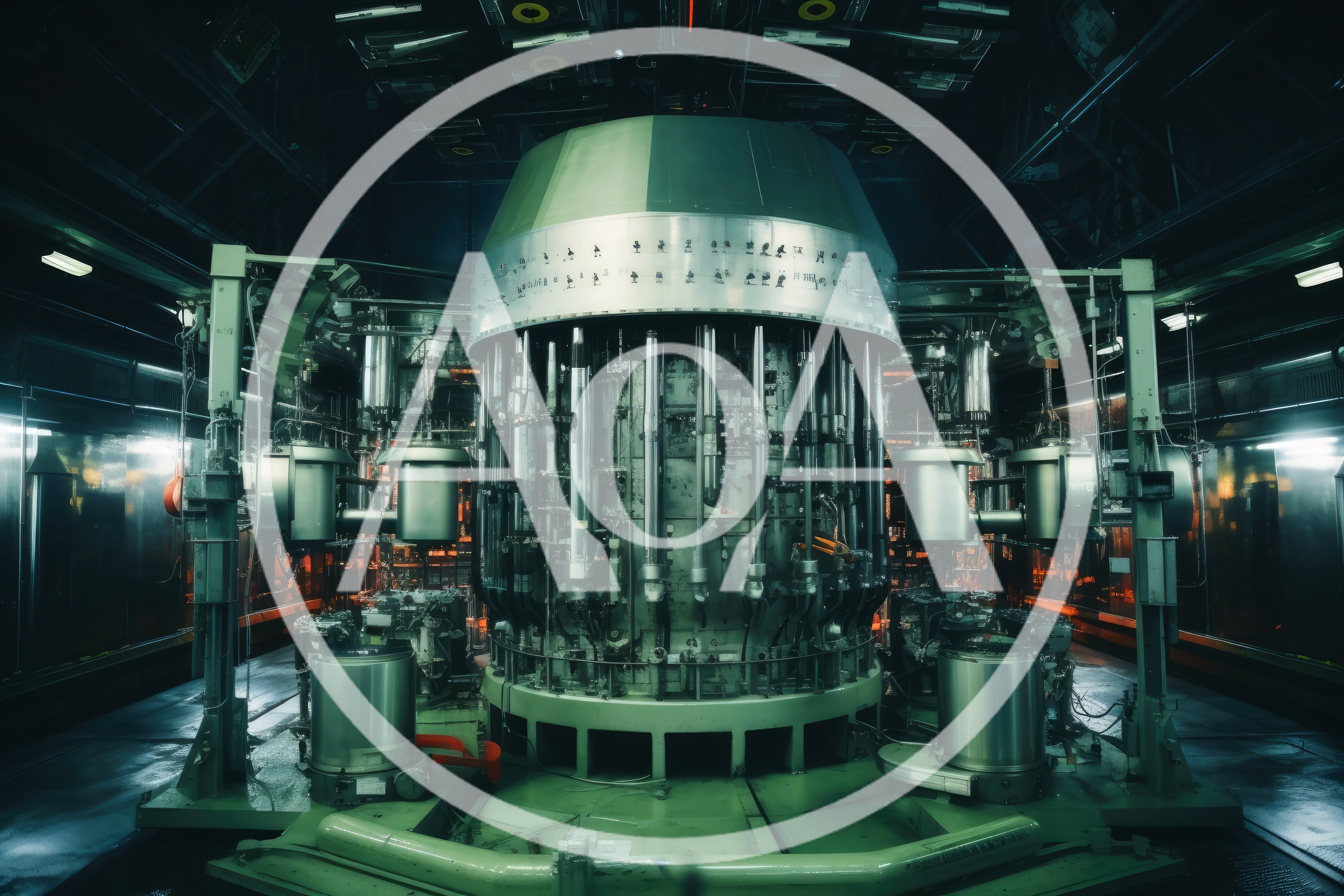 Industrial Nuclear Reactor Core In A Research Facility