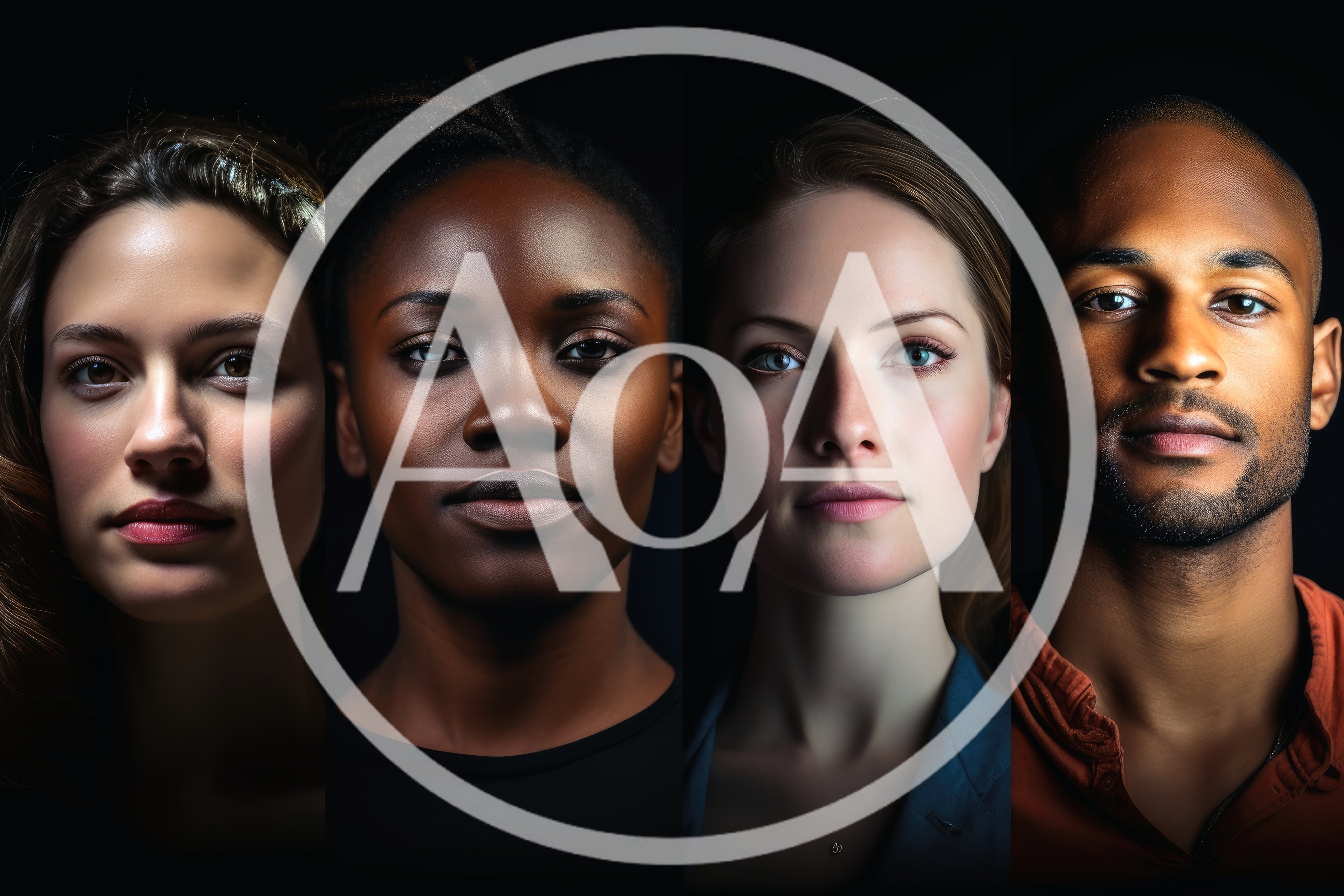 Diverse Group Of People Portrait Collection