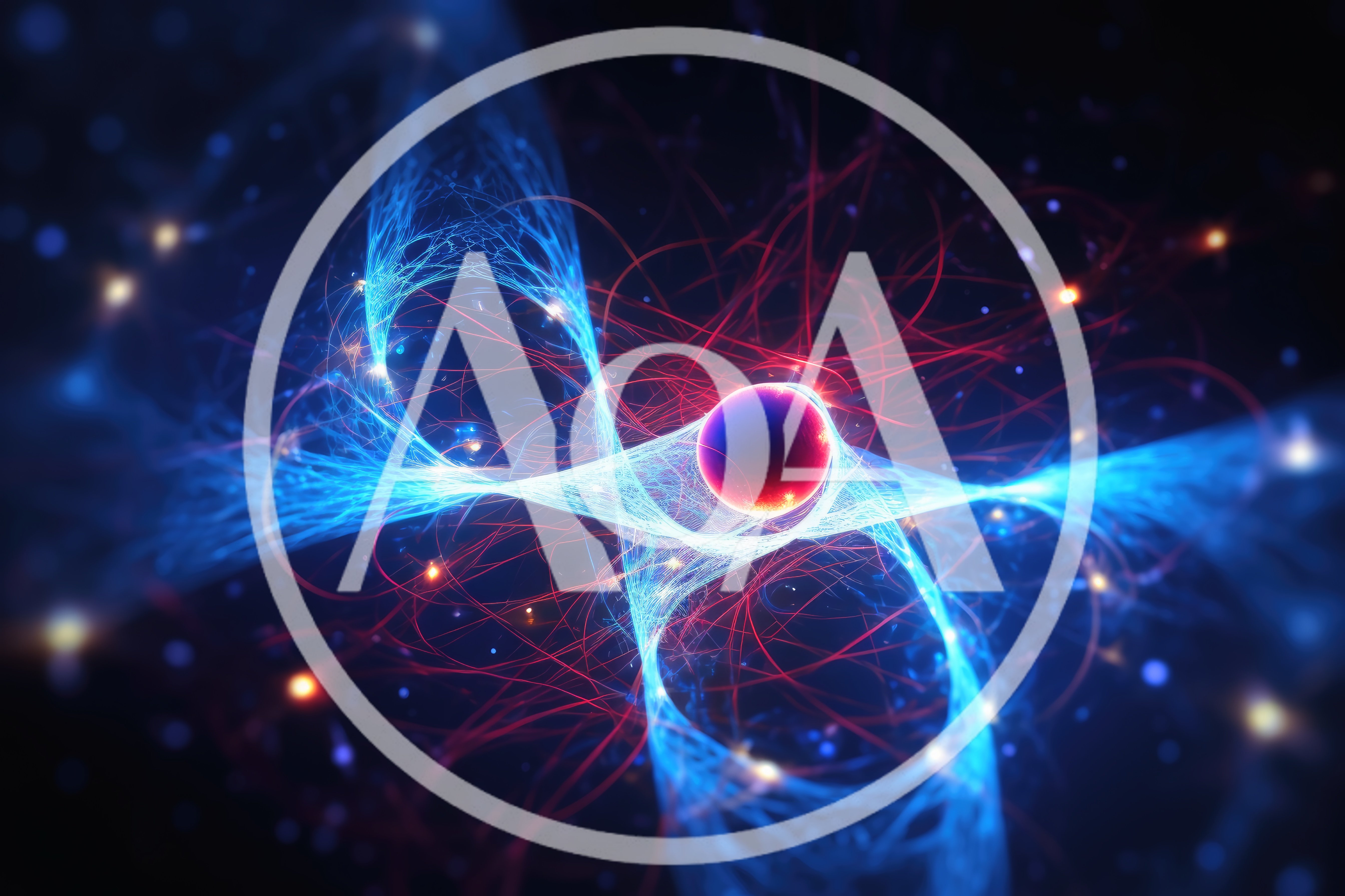 Abstract Quantum Particle Energy Field Visualization