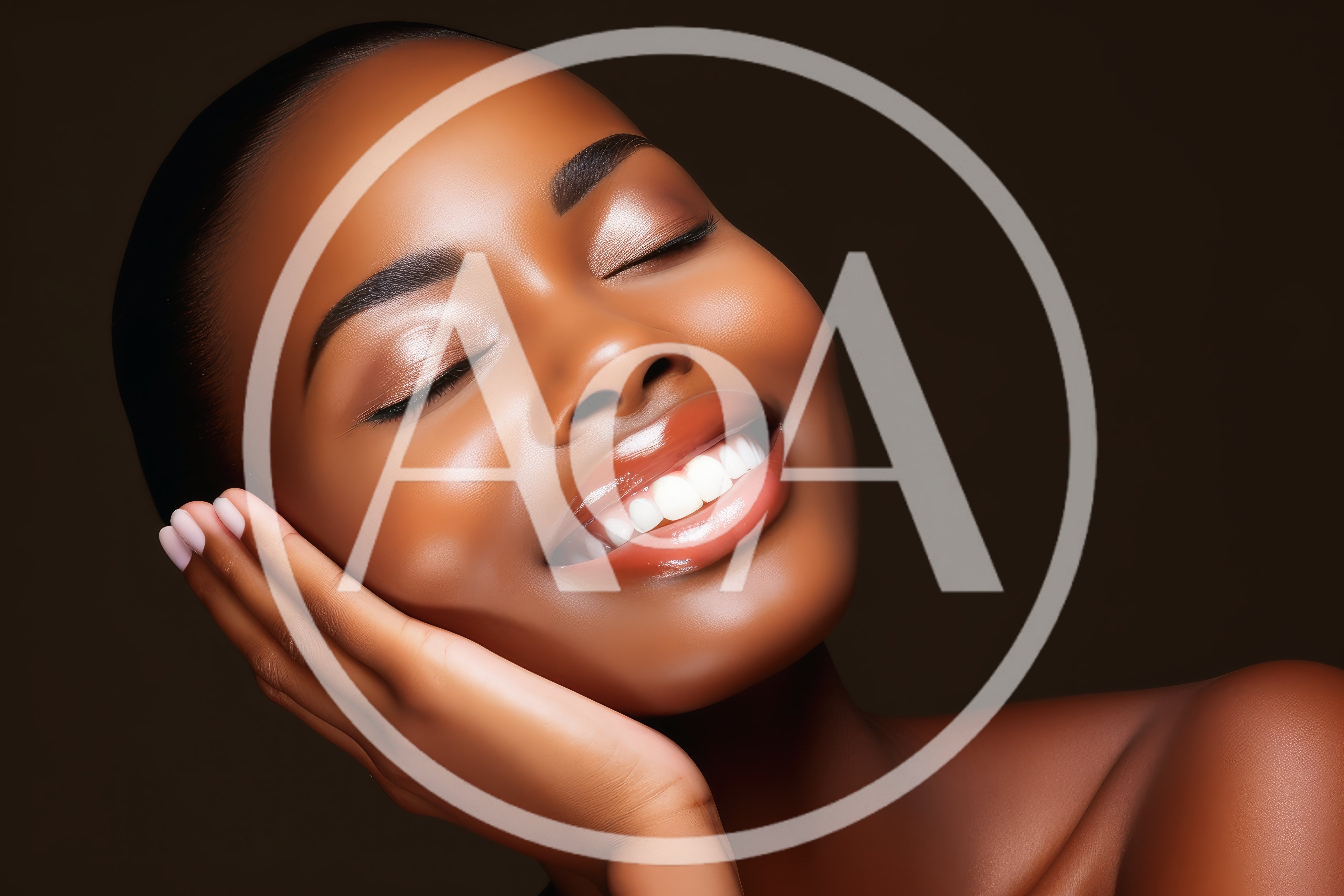 Portrait Of A Beautiful Woman With Glowing Skin