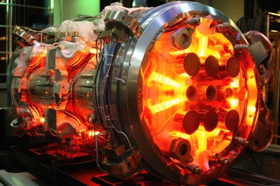 High Tech Industrial Fusion Reactor Core Prototype