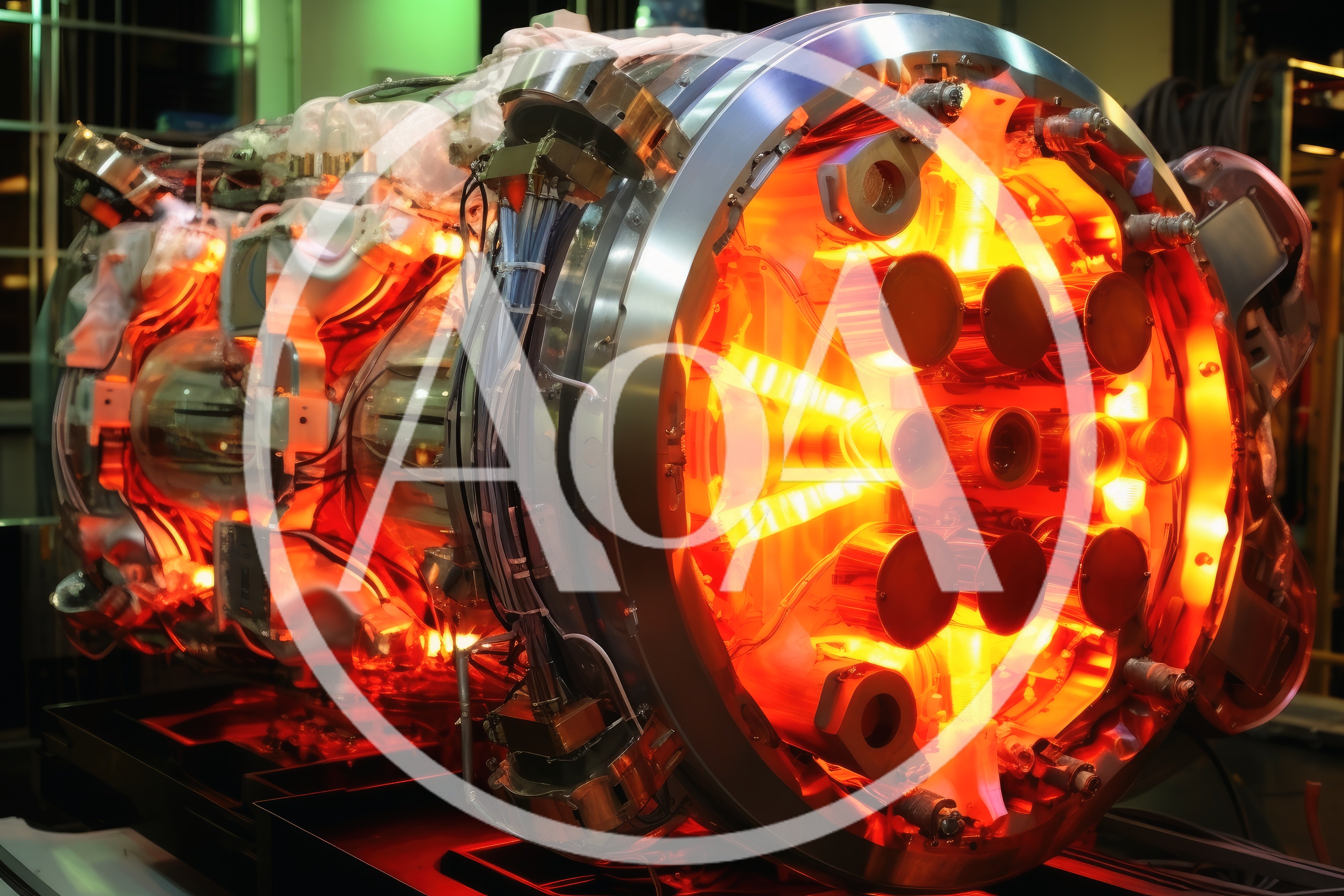 High Tech Industrial Fusion Reactor Core Prototype