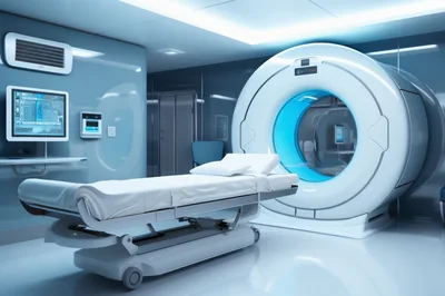 Modern Medical Imaging Suite With MRI Scanner