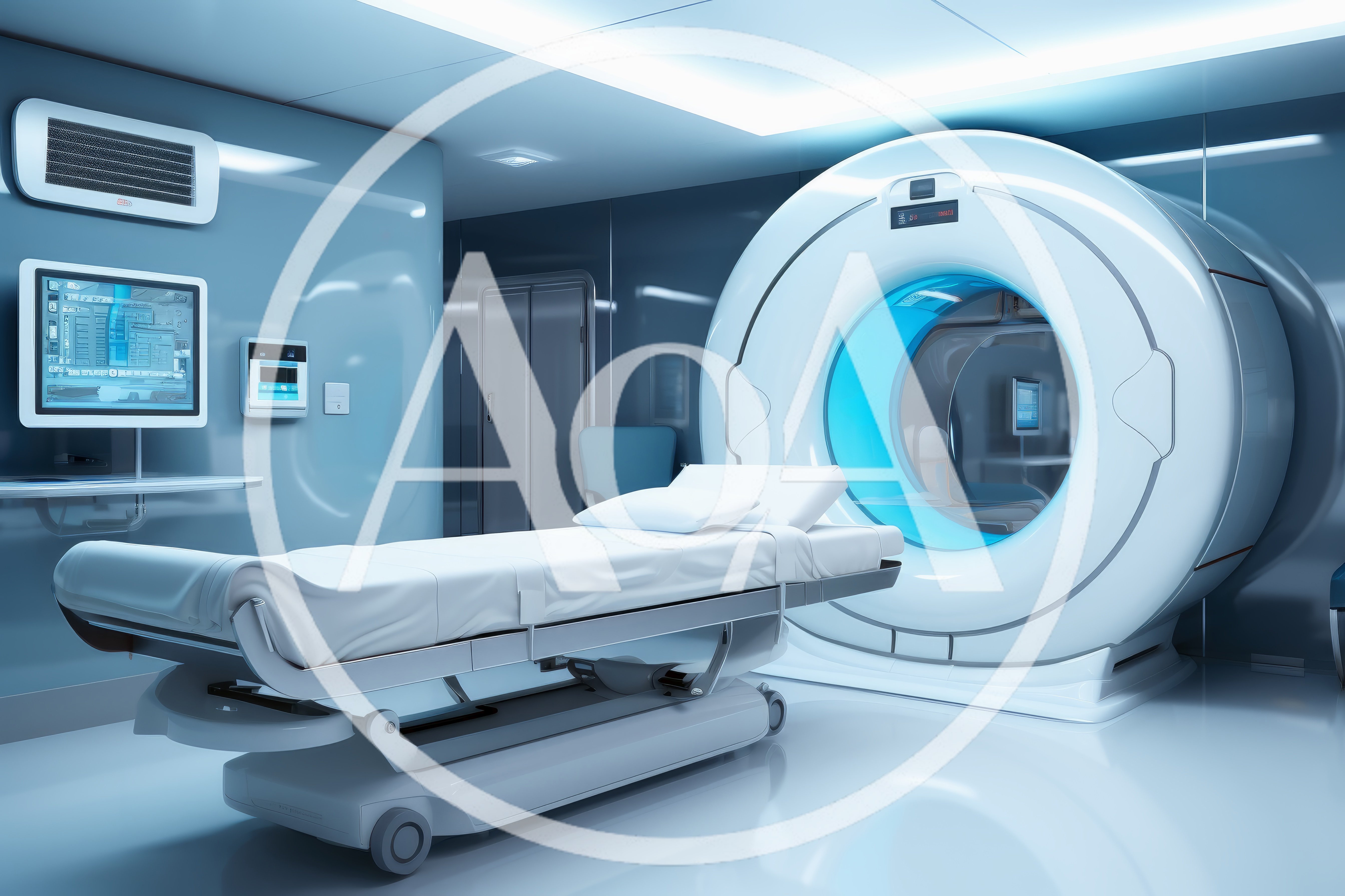 Modern Medical Imaging Suite With MRI Scanner