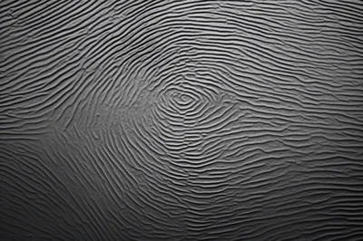Abstract Gray Wavy Texture With Concentric Patterns