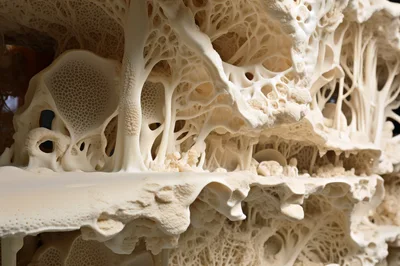 Intricate Organic Bone Like Fractal Structure