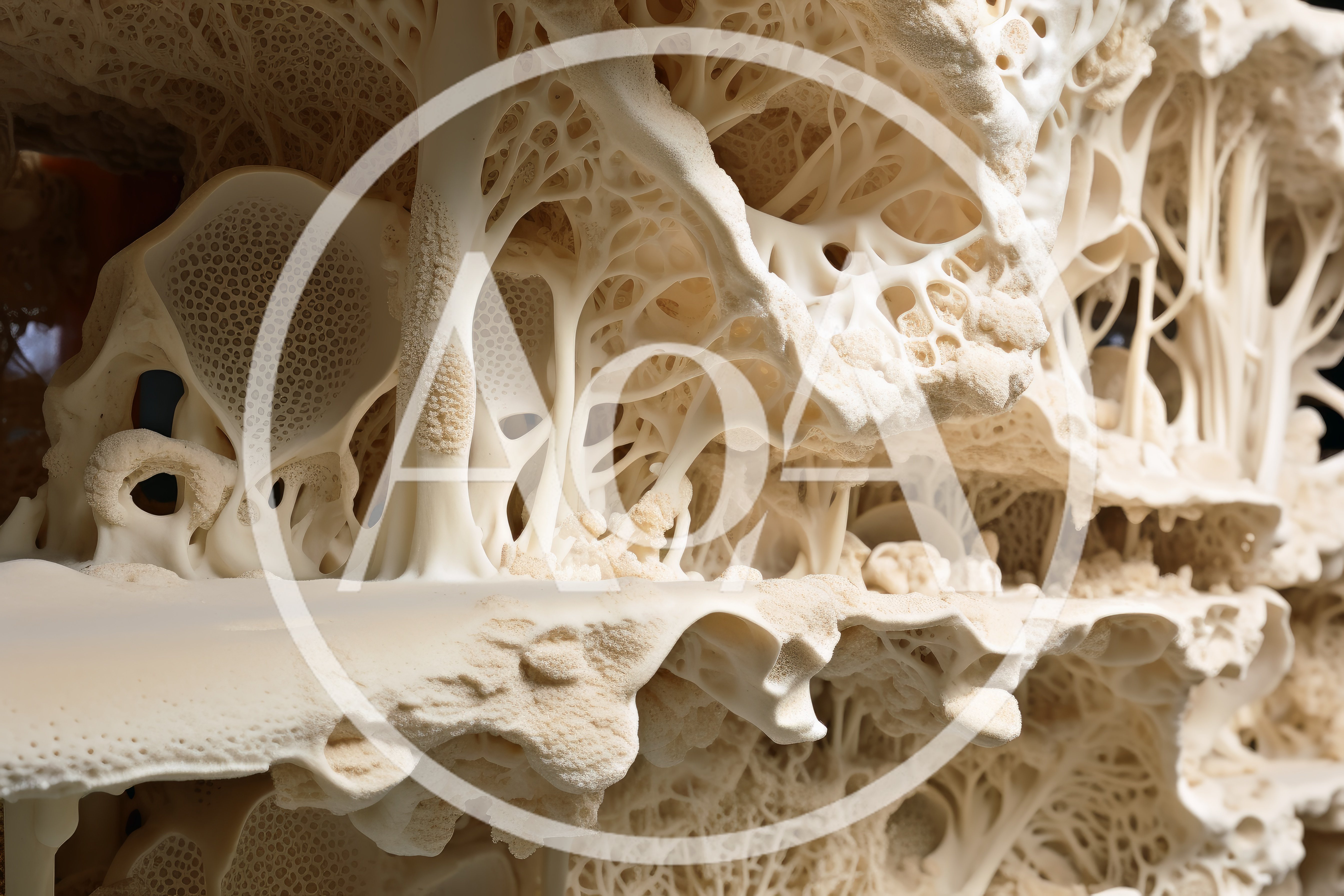 Intricate Organic Bone Like Fractal Structure