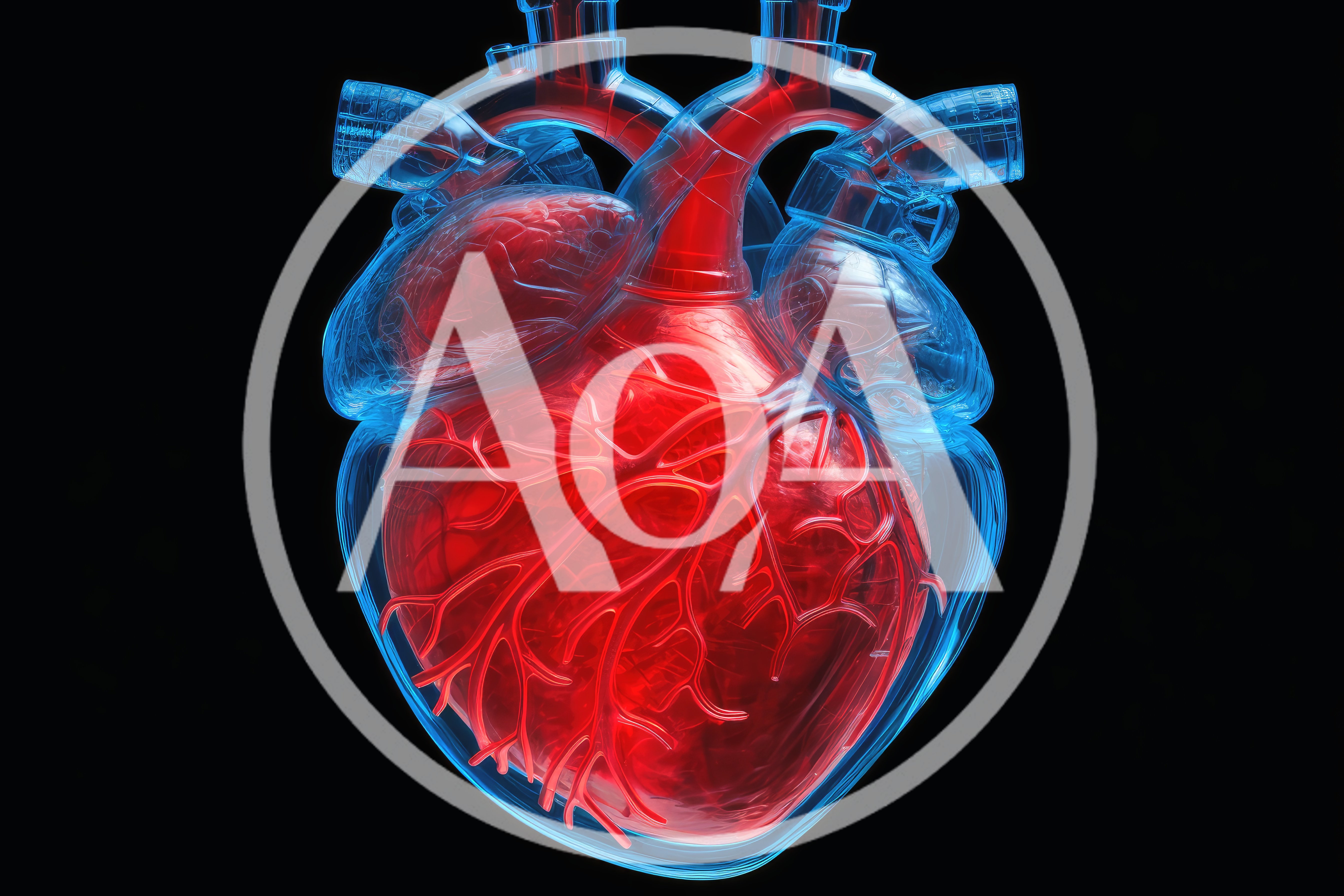 3D Render Of Human Heart Anatomy