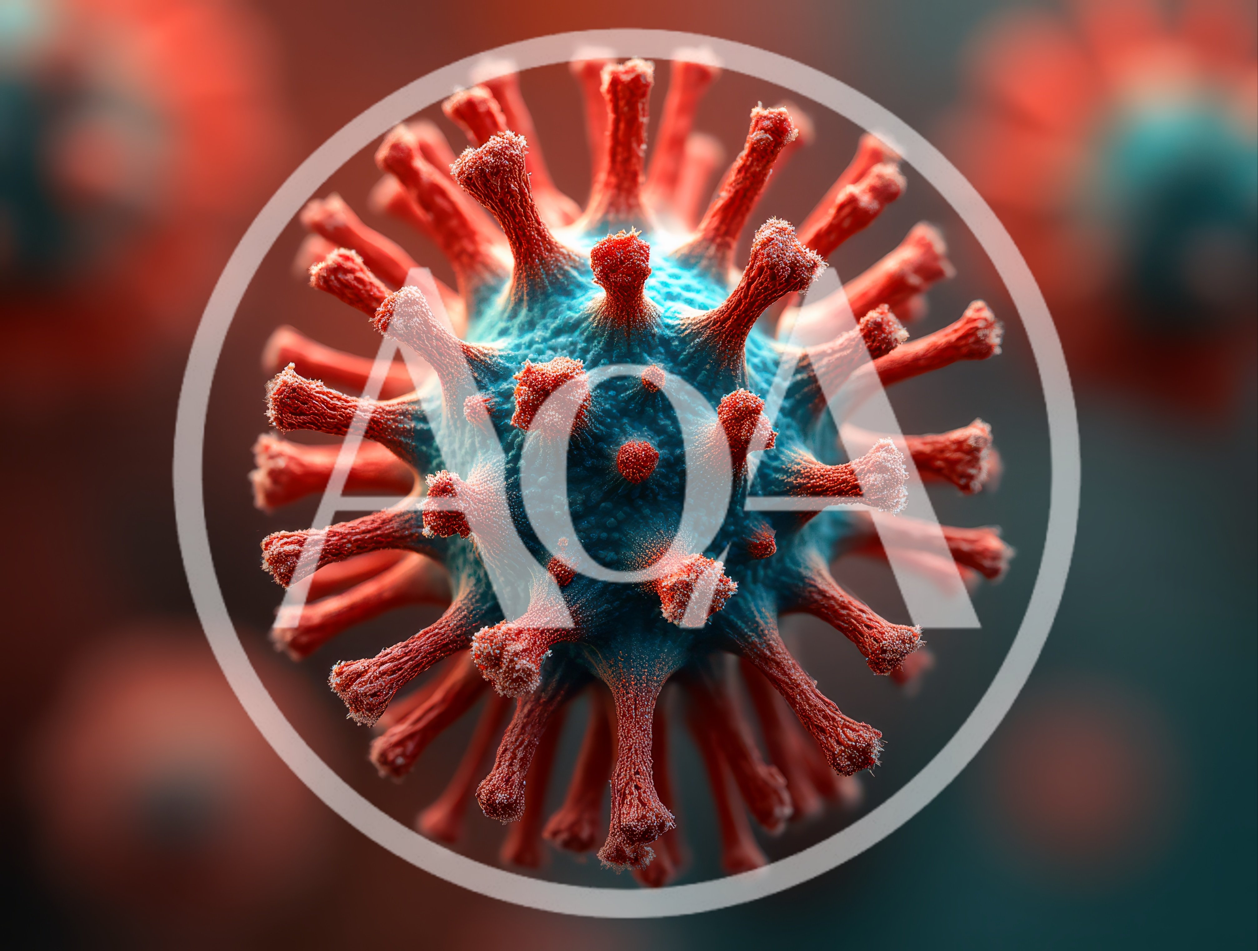 3D Render of a Coronavirus Particle