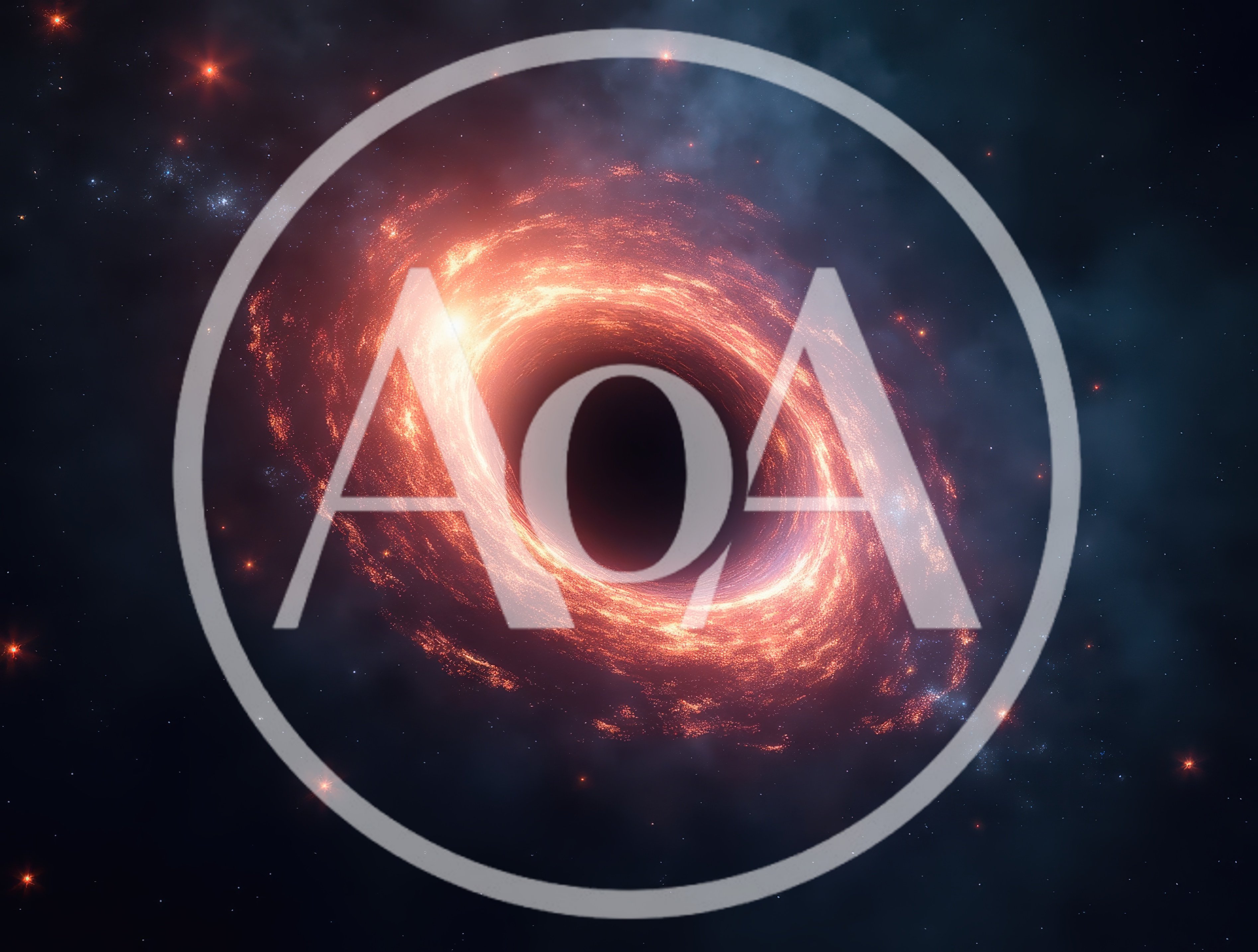 Supermassive Black Hole With Glowing Accretion Disk