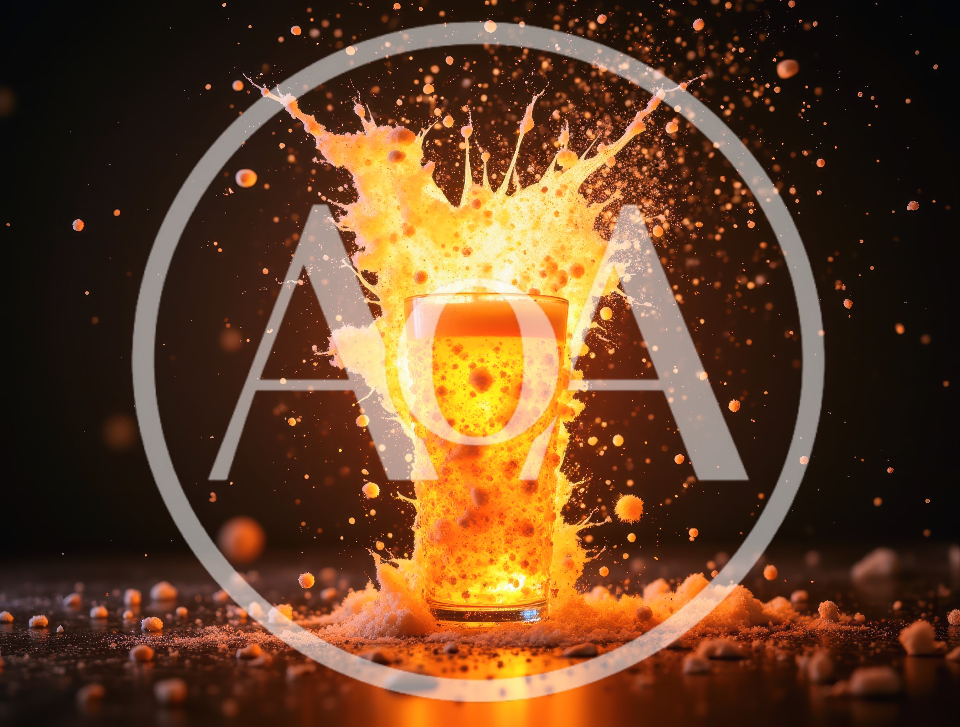 Explosive Beer Glass With Dynamic Liquid Splash
