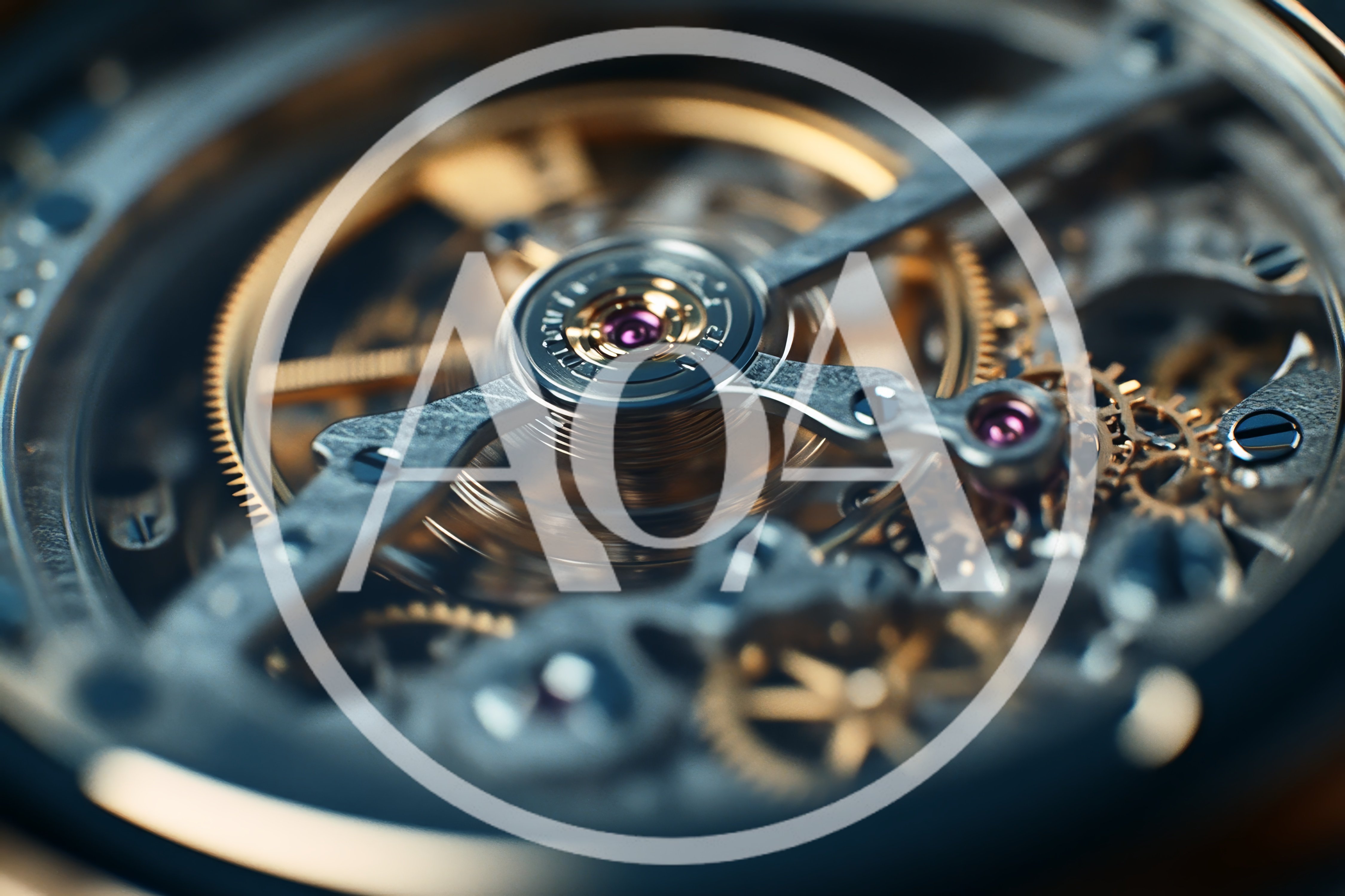 Macro View Of Intricate Mechanical Watch Movement