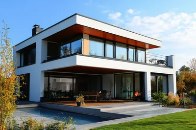 Modern Luxury Two Story Villa With Swimming Pool