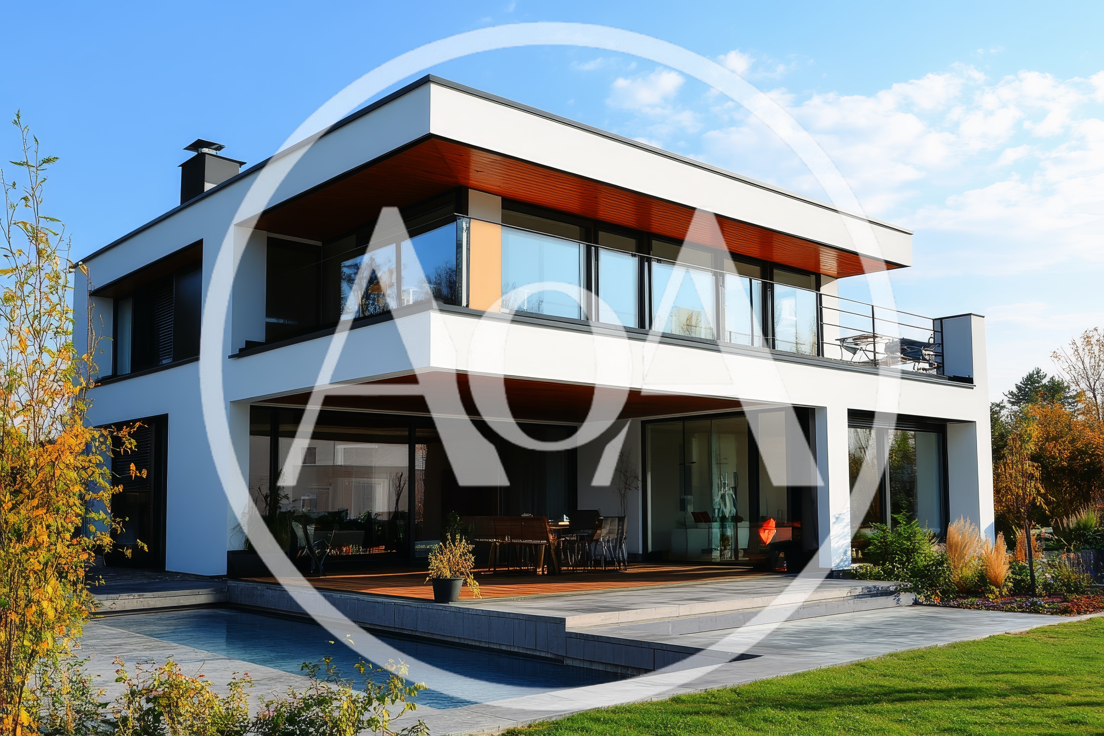 Modern Luxury Two Story Villa With Swimming Pool