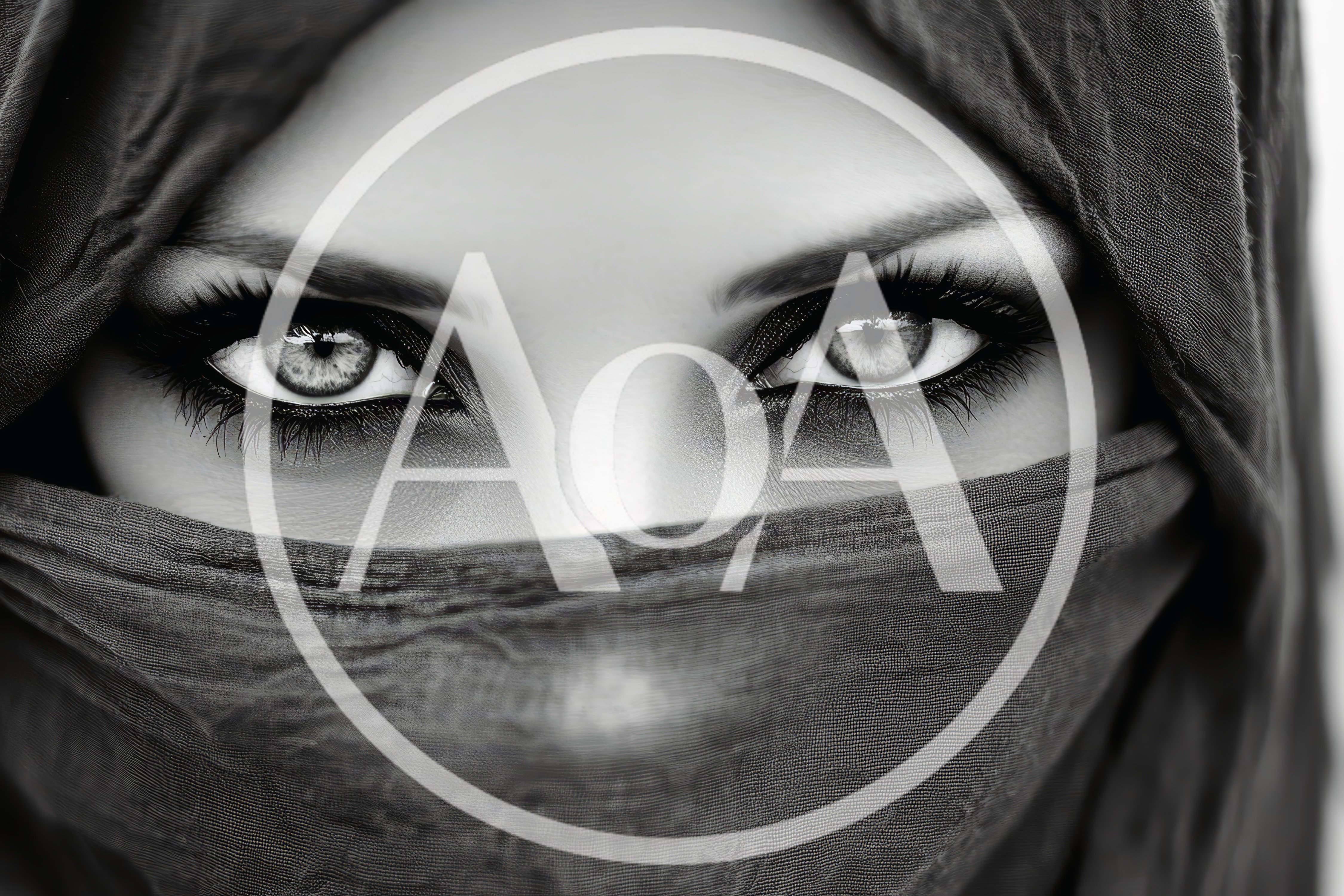 Close Up Portrait Of A Woman Wearing A Hijab