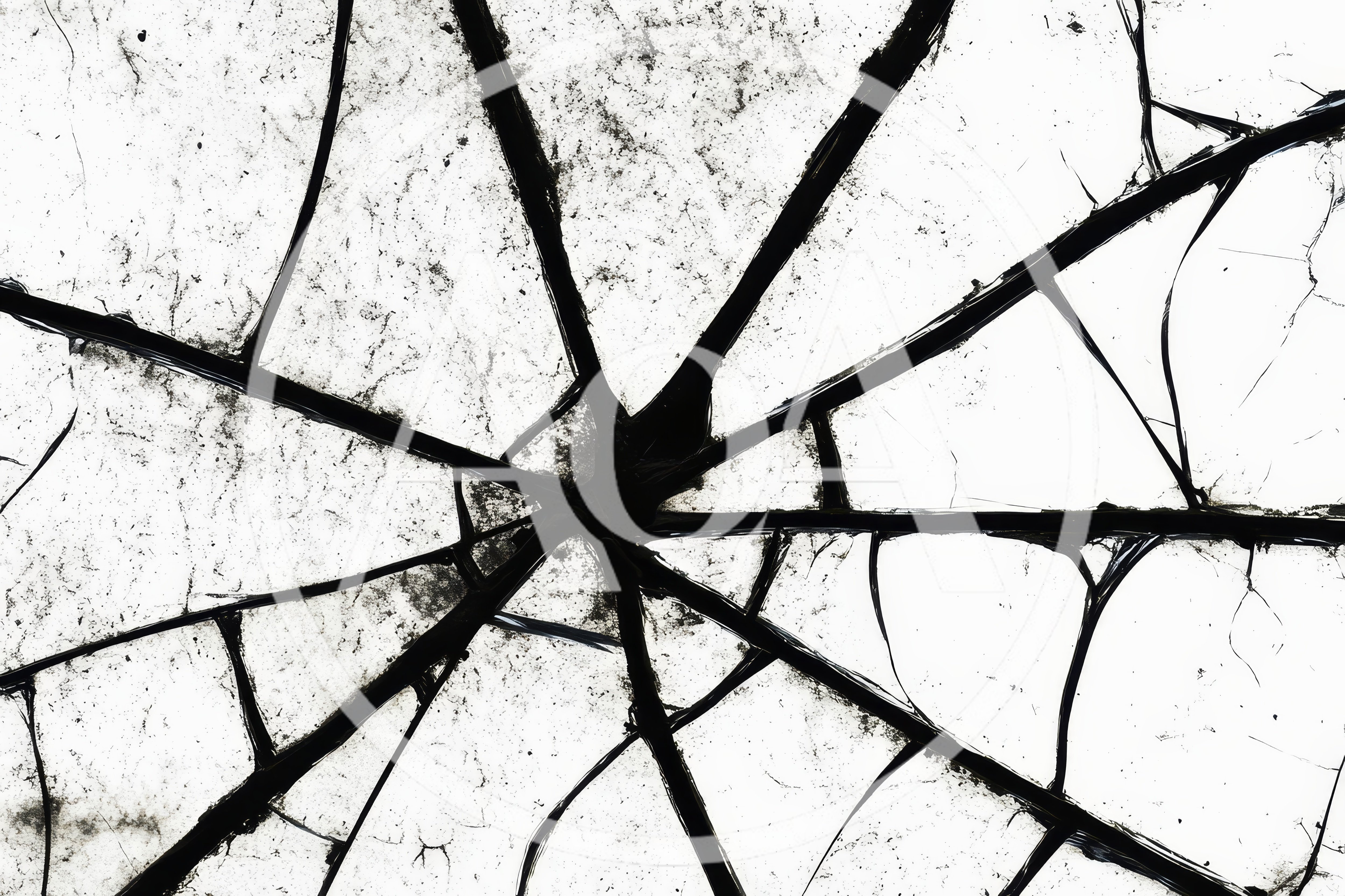 Abstract Background of Shattered Glass Texture
