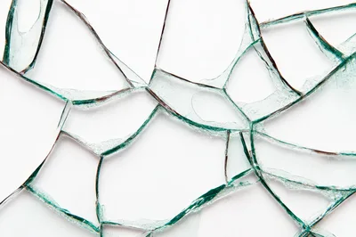 Close Up Of Shattered Glass Texture