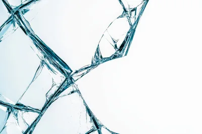 Cracked Glass Texture With Sharp Fractures