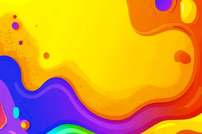 Abstract Liquid Wave Background With Vibrant Colors