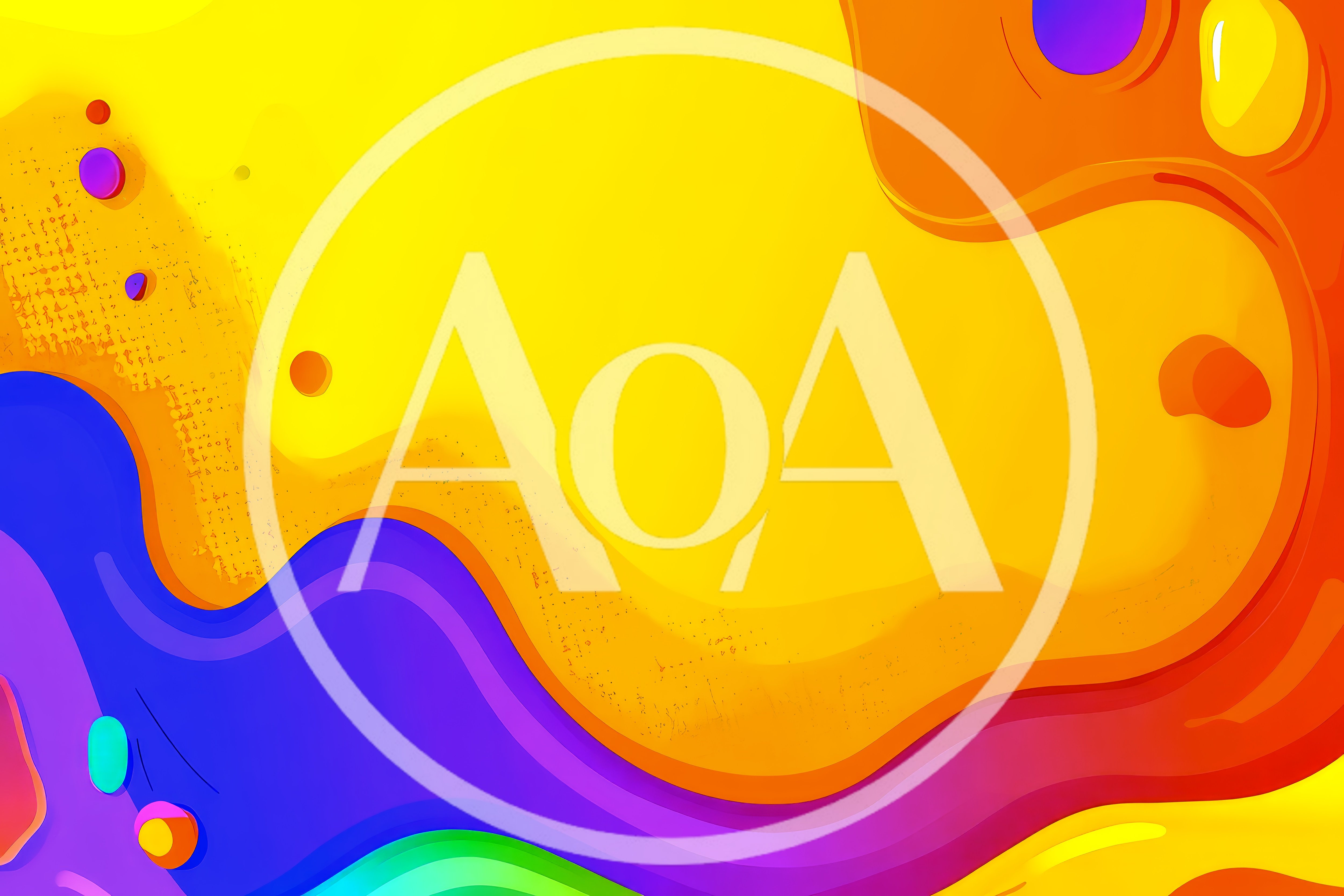 Abstract Liquid Wave Background With Vibrant Colors