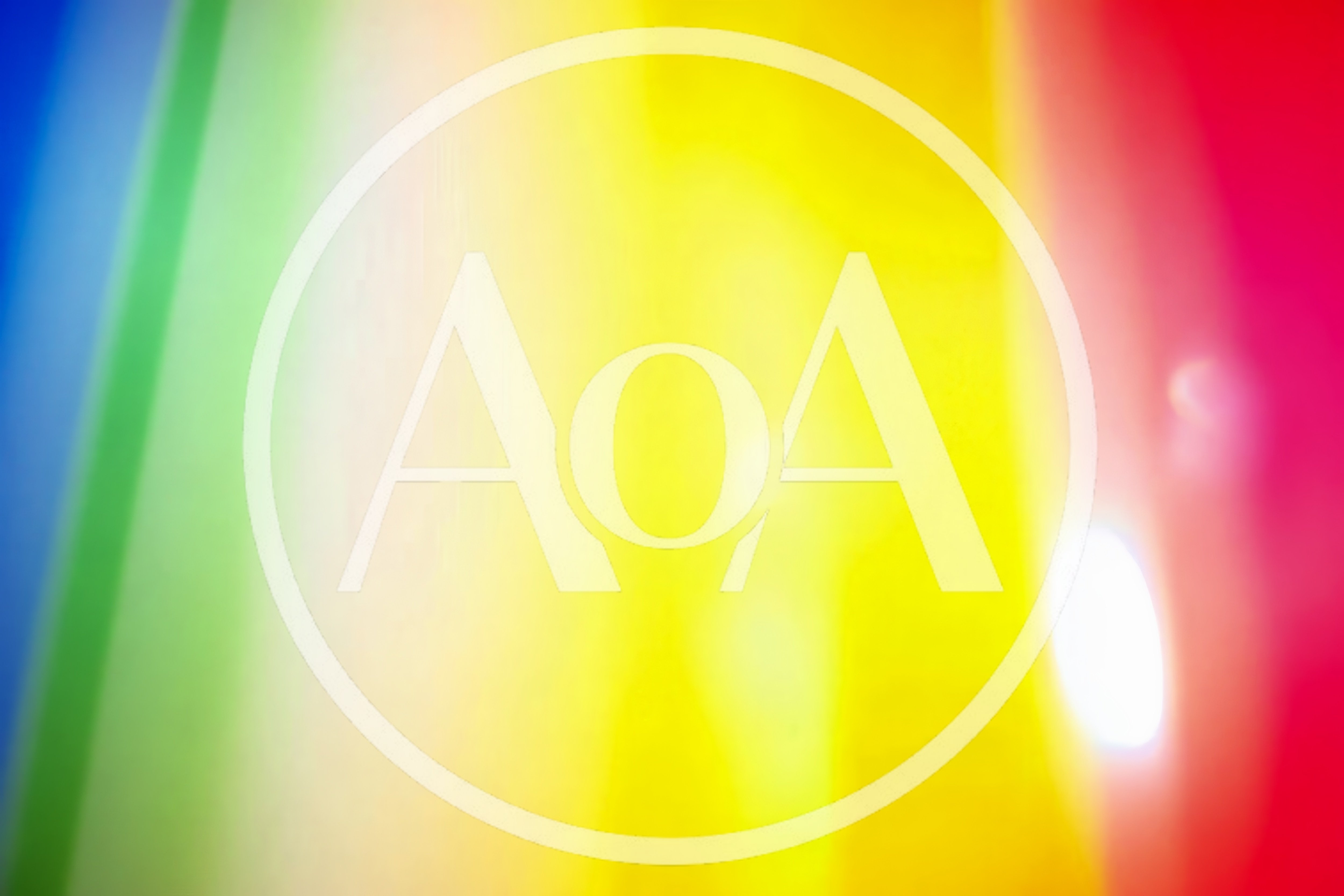 Abstract Rainbow Light Leak Background
