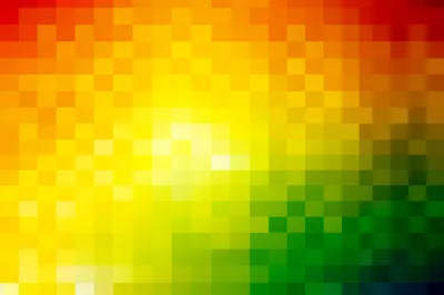 Abstract Pixelated Gradient Background With Vibrant Colors