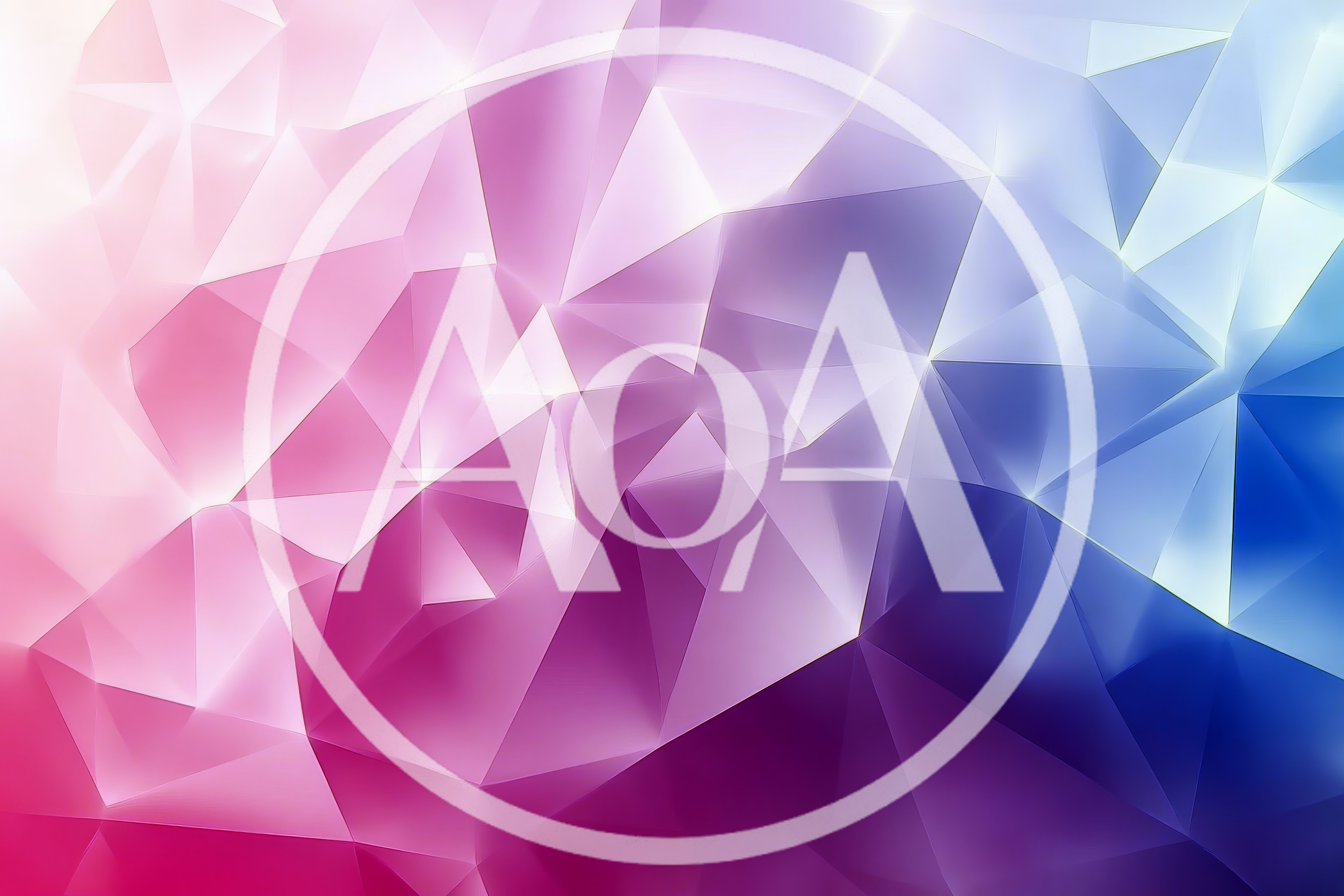 Abstract Geometric Low Poly Background With Pink And Blue