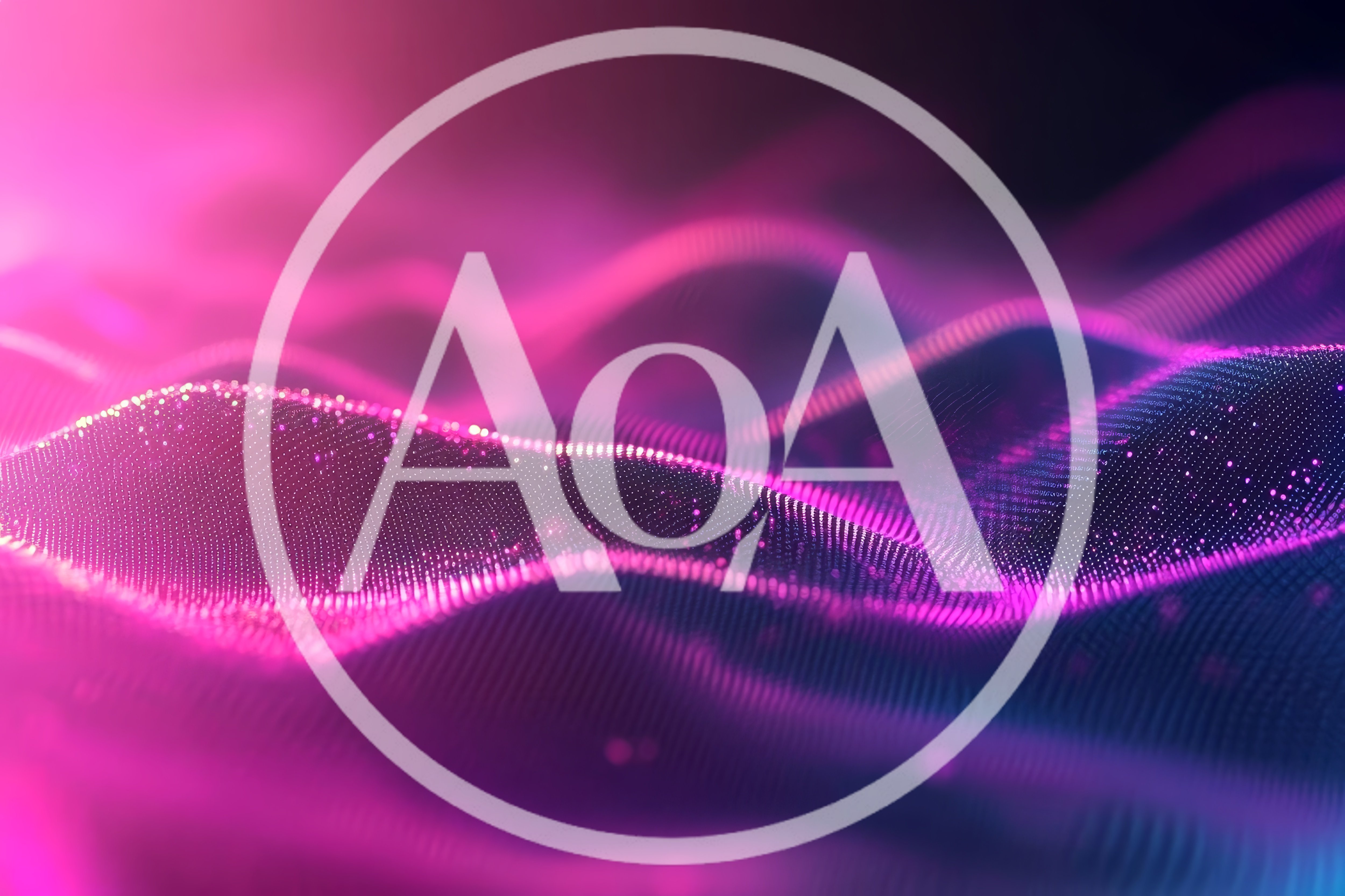 Abstract Digital Waveform Particle Field Background