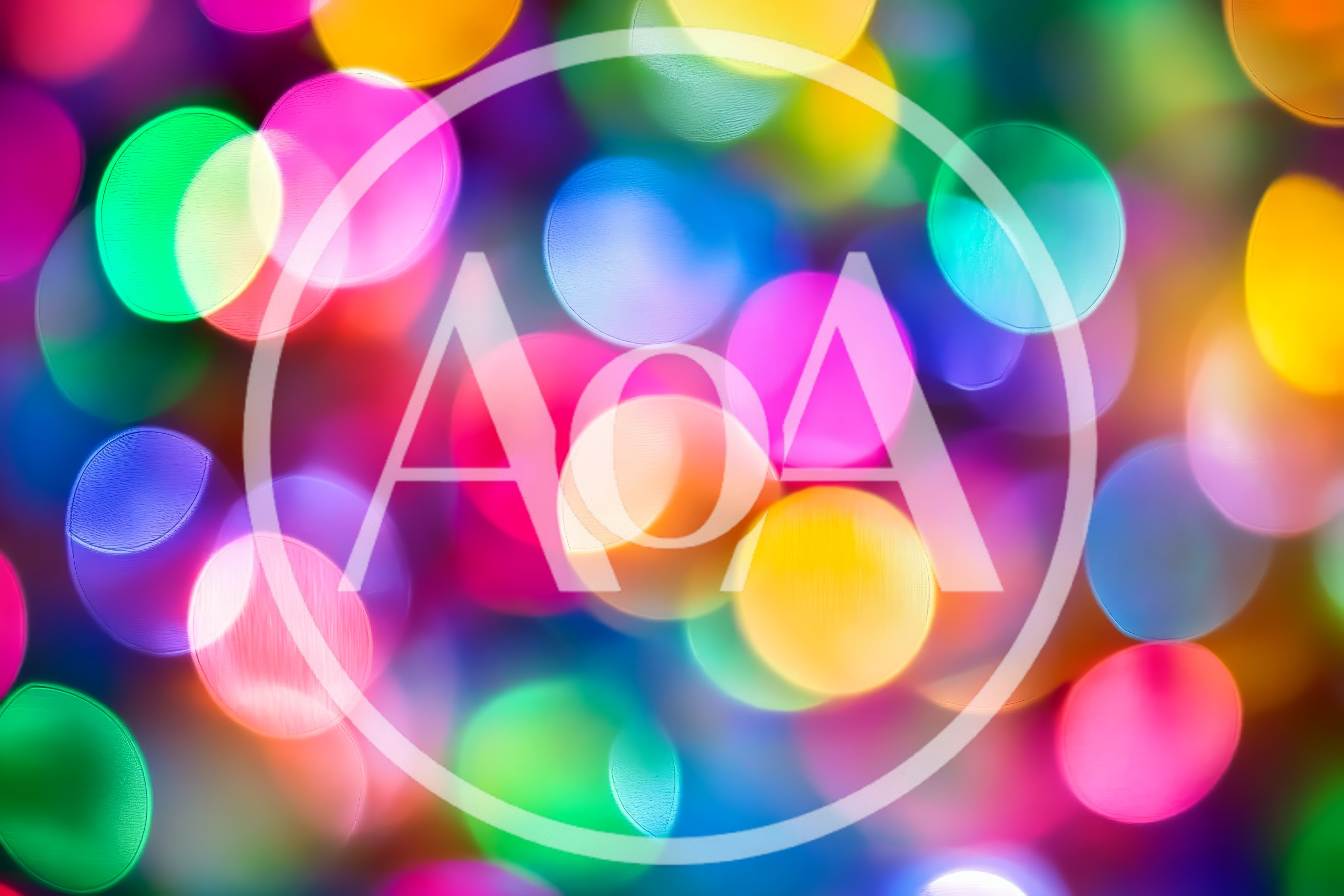 Abstract Colorful Bokeh Light Background