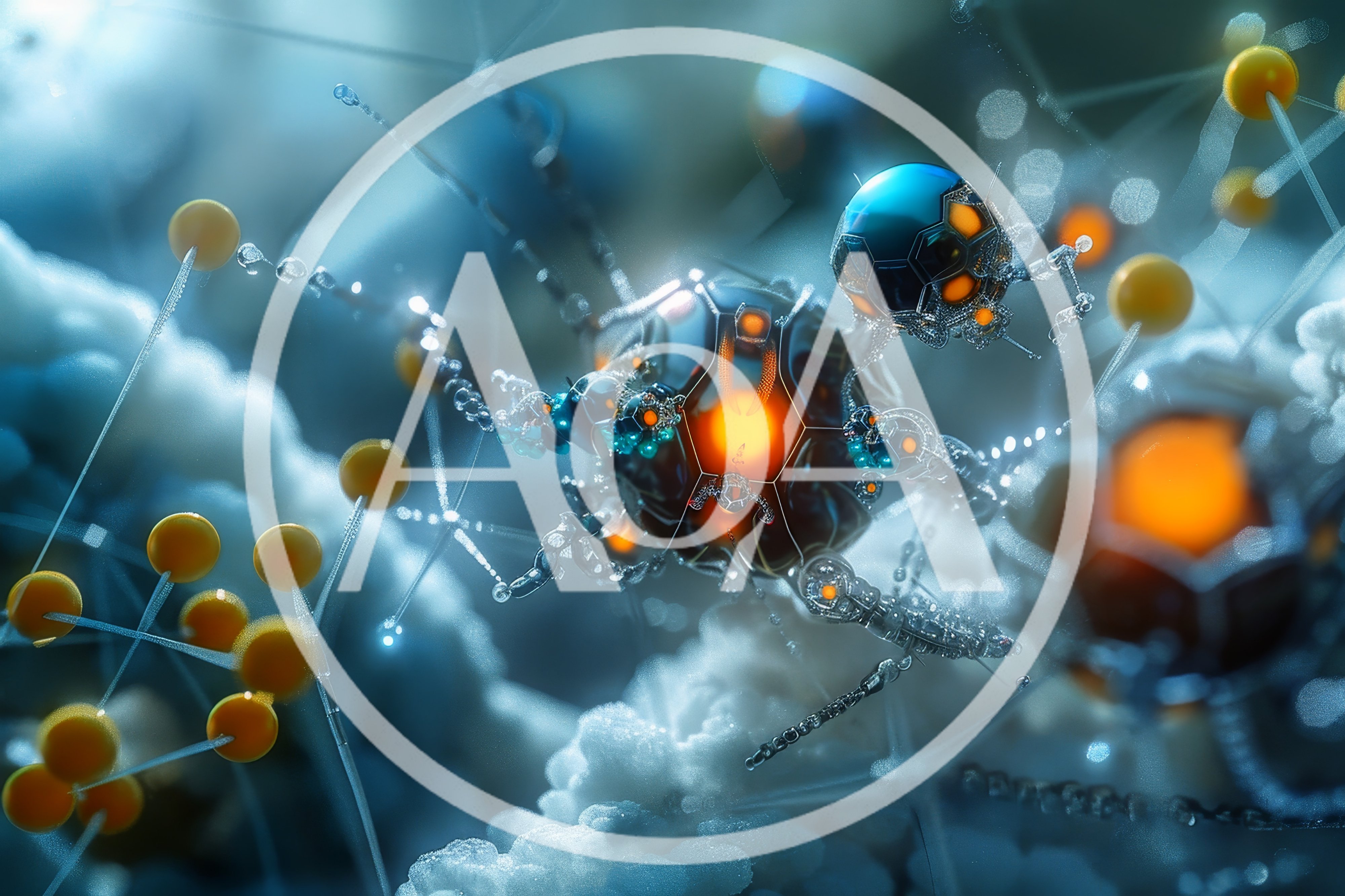 Microscopic Nanobots Interacting With Biological Cellular Structures