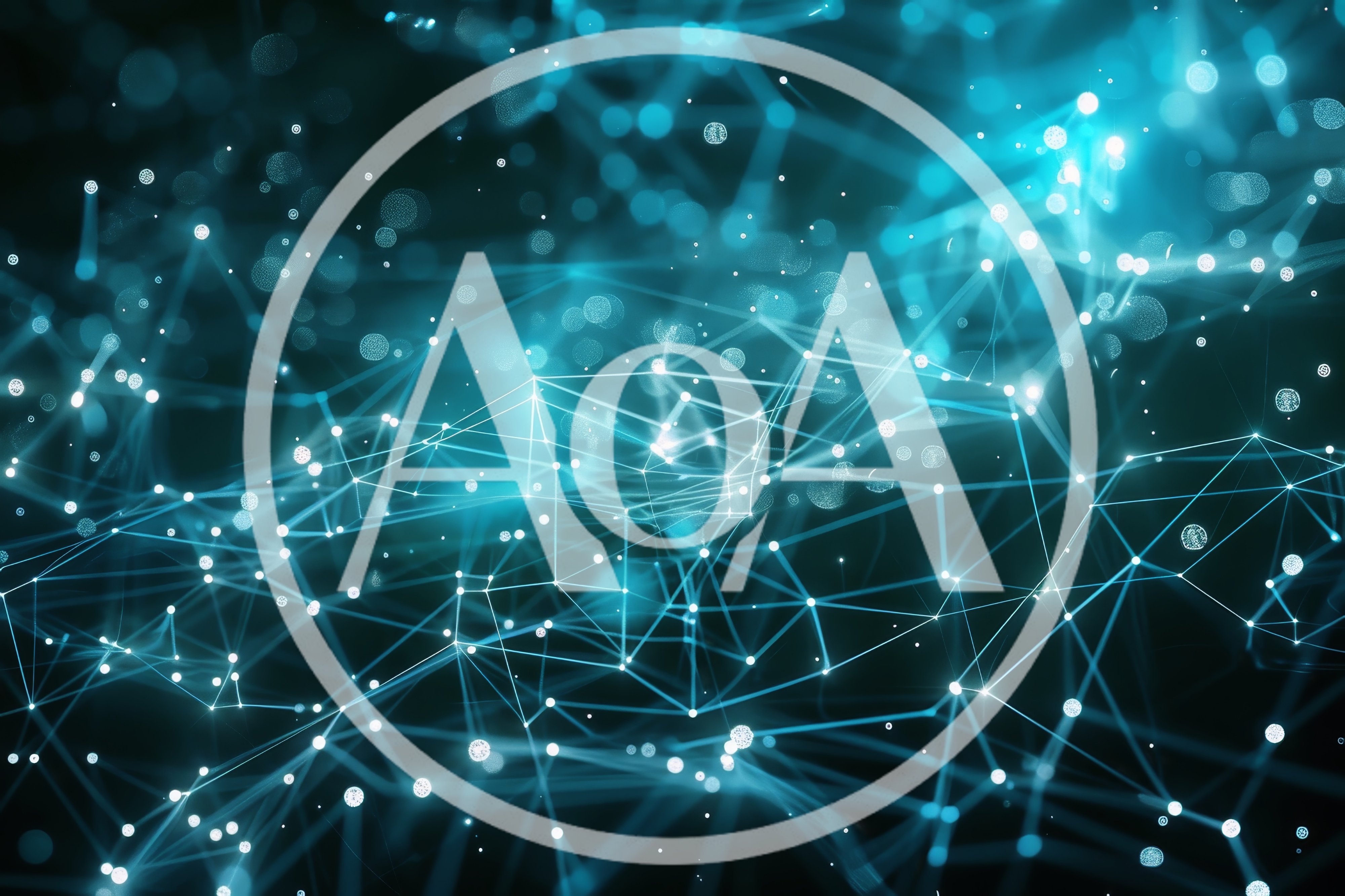 Abstract Digital Network Connection Background