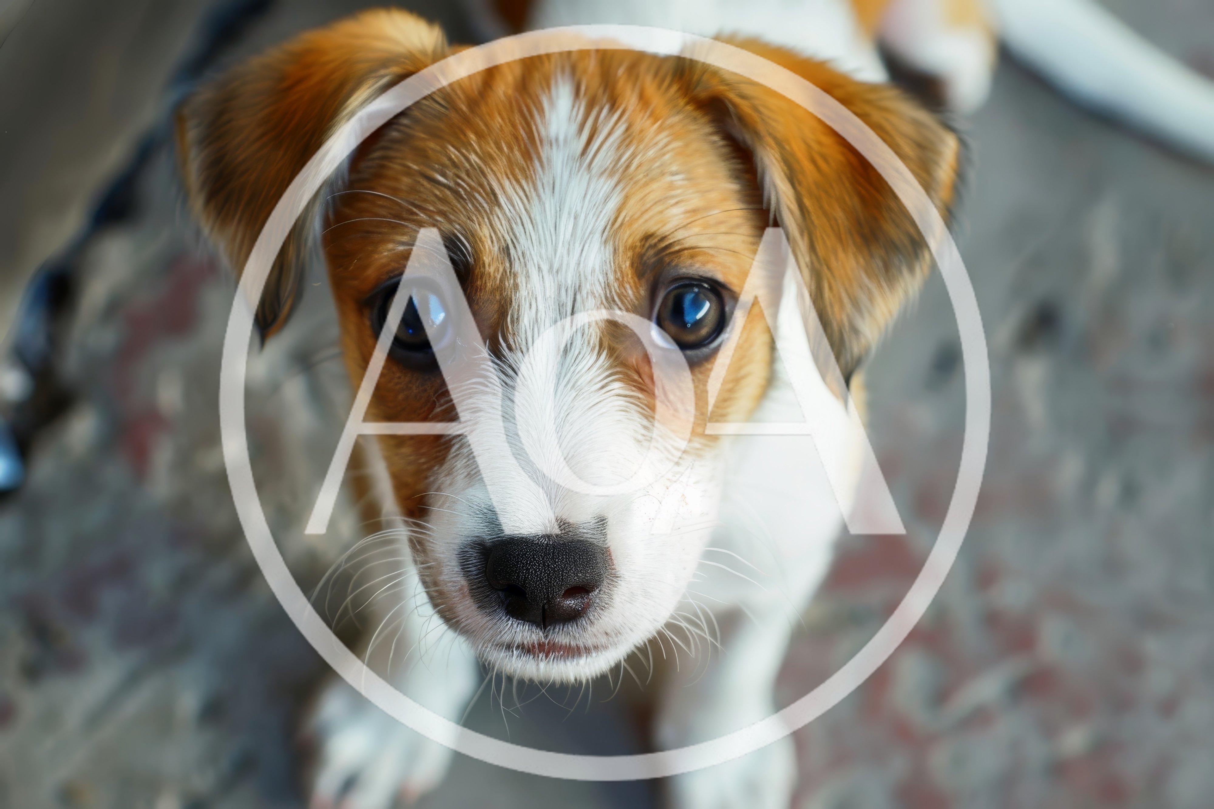Close Up Portrait Of A Cute Jack Russell Puppy