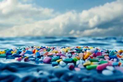 Plastic Microbeads Polluting The Ocean Surface