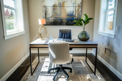 Modern Home Office With Desk And Chair