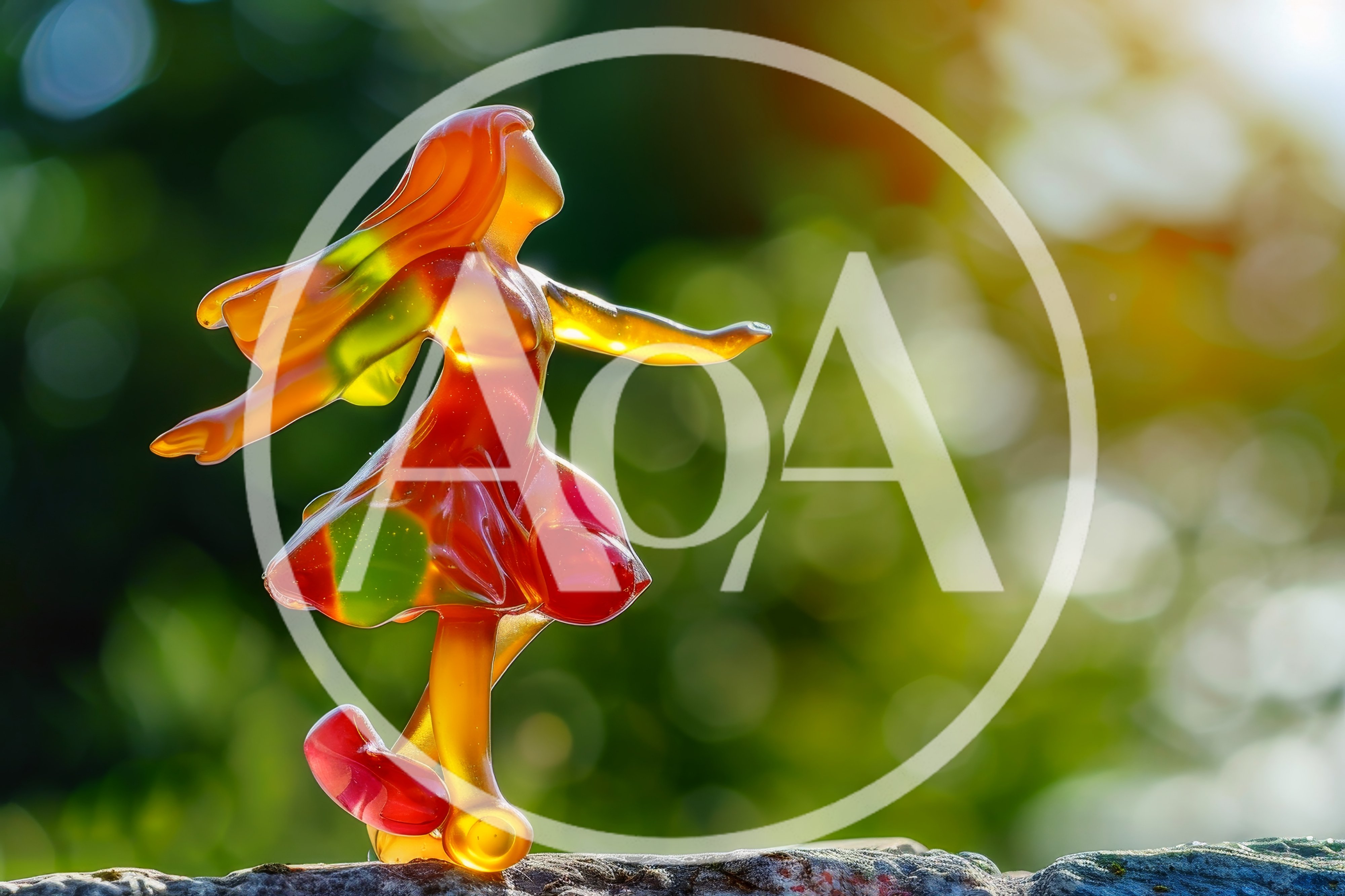 Gummy Candy Figurine Of A Dancing Woman