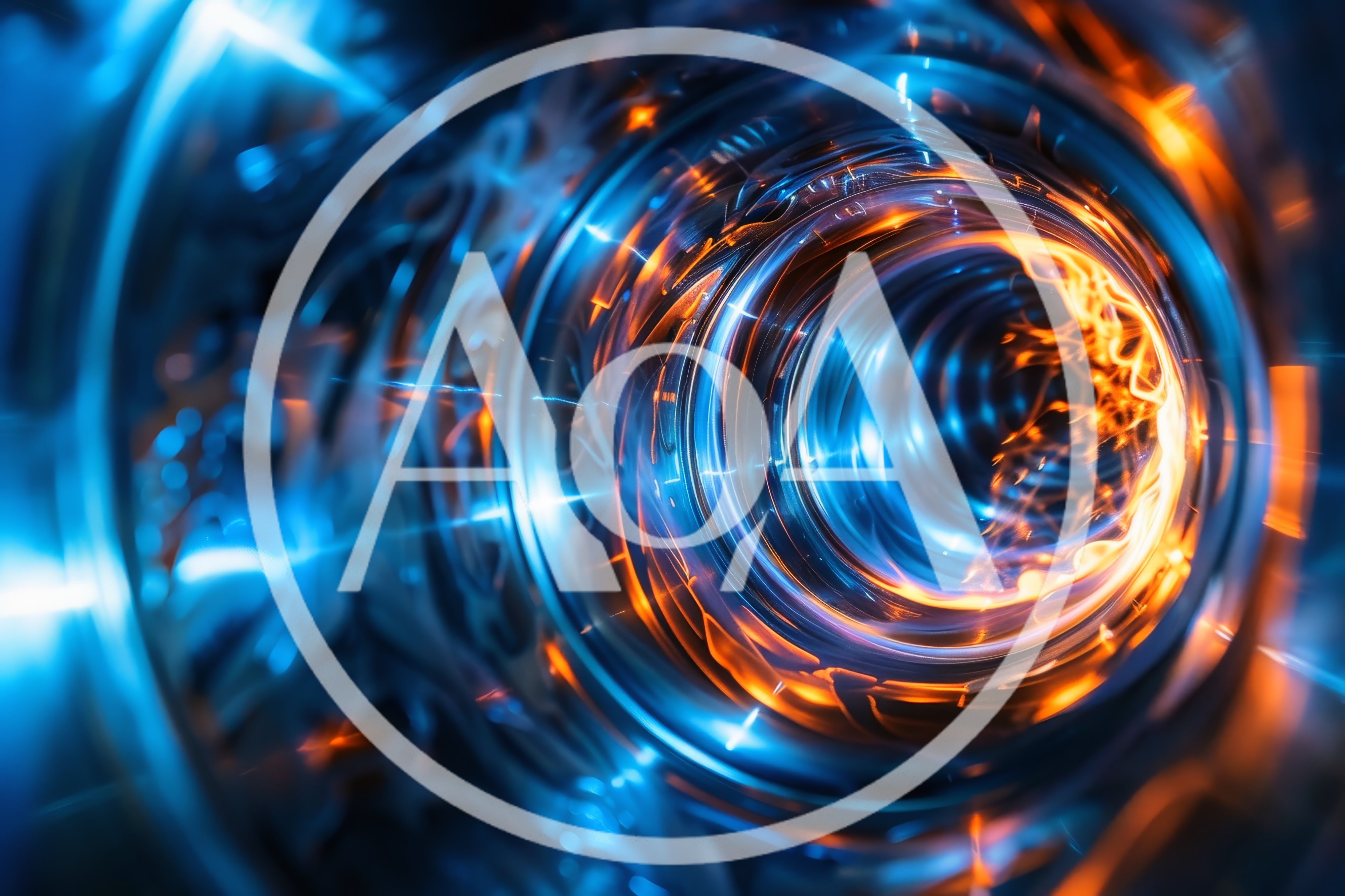 Abstract Digital Wormhole Tunnel With Glowing Light Effects