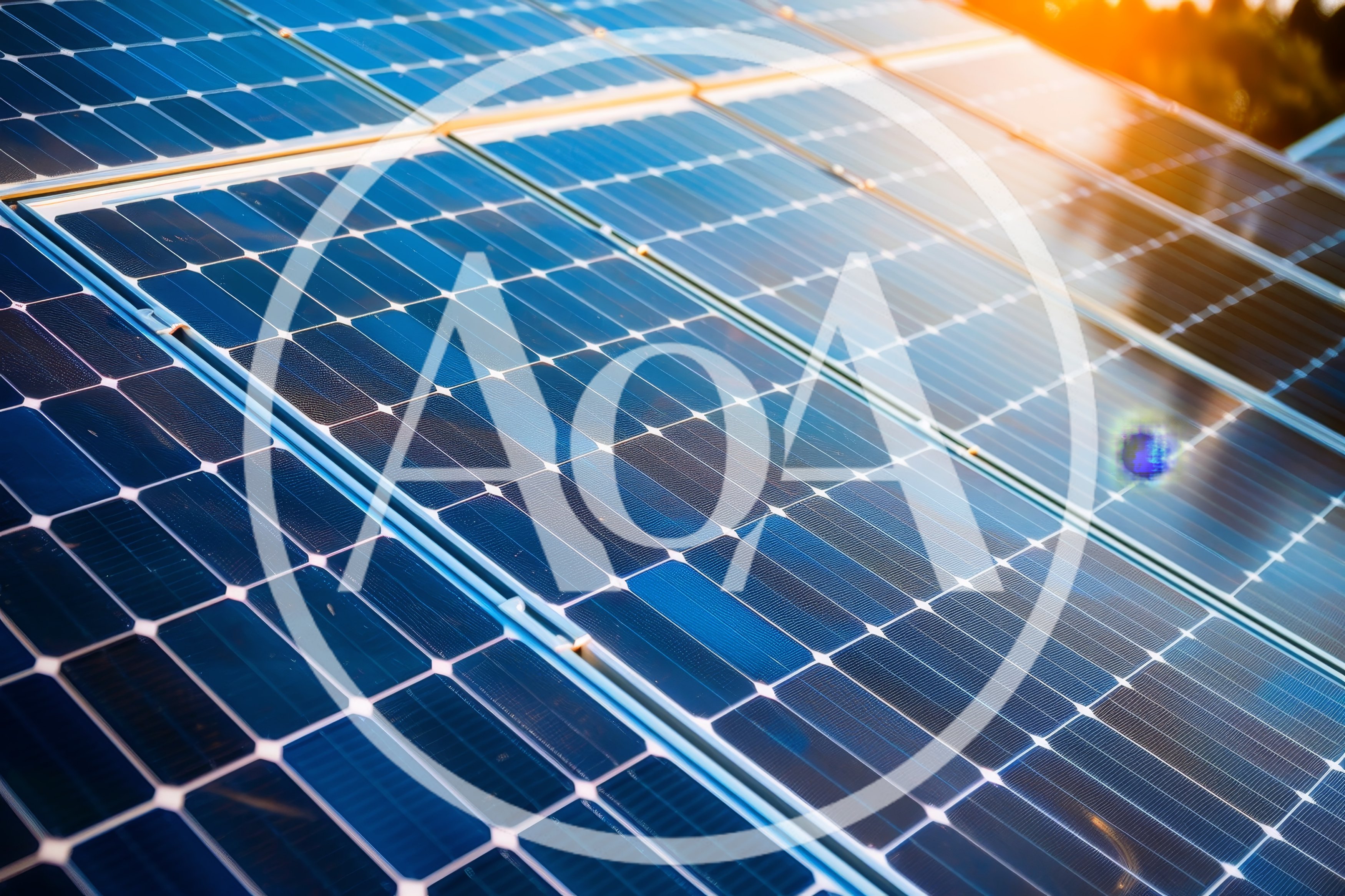 Close Up Of Solar Panel Array