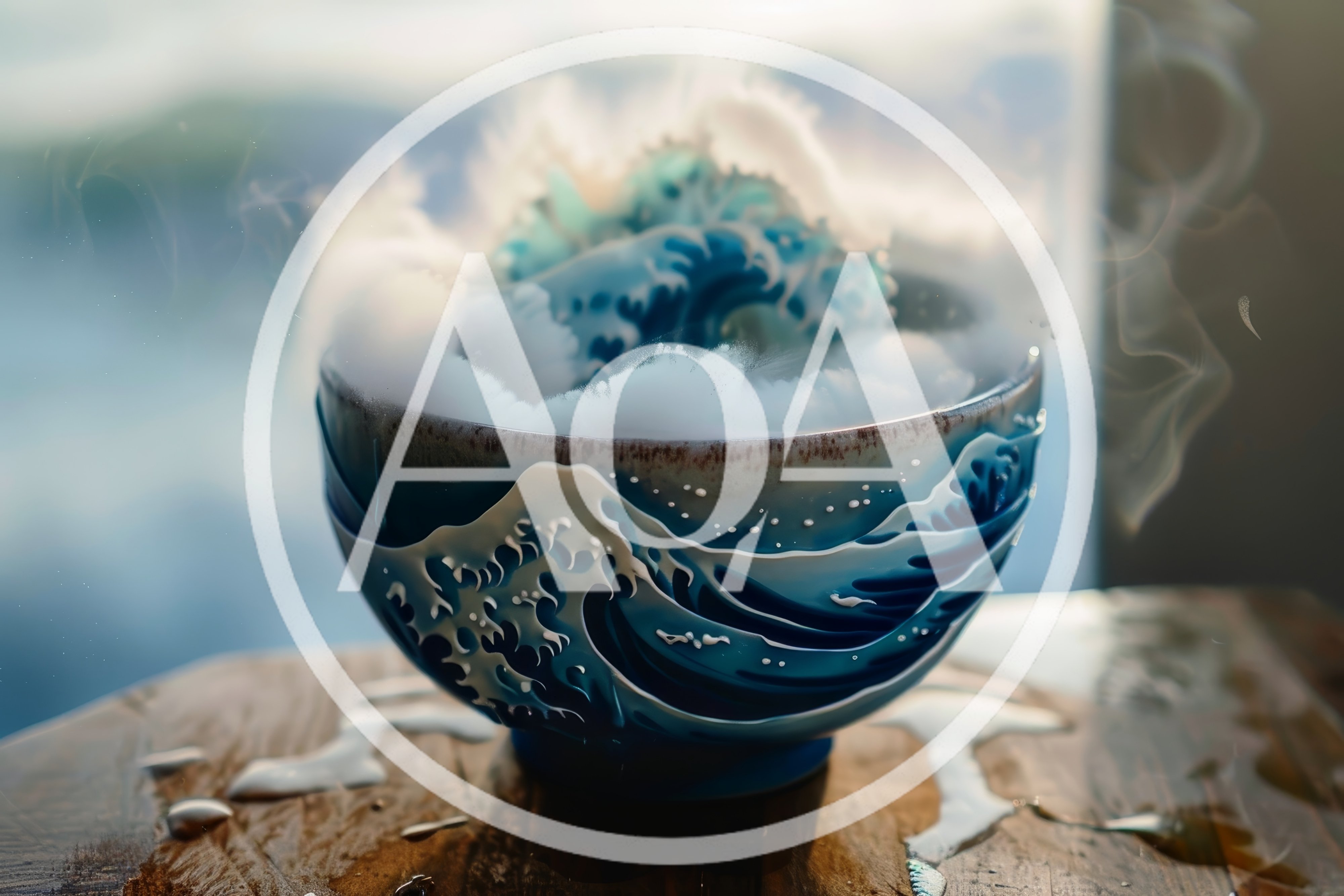 Ceramic Bowl Featuring The Great Wave Off Kanagawa